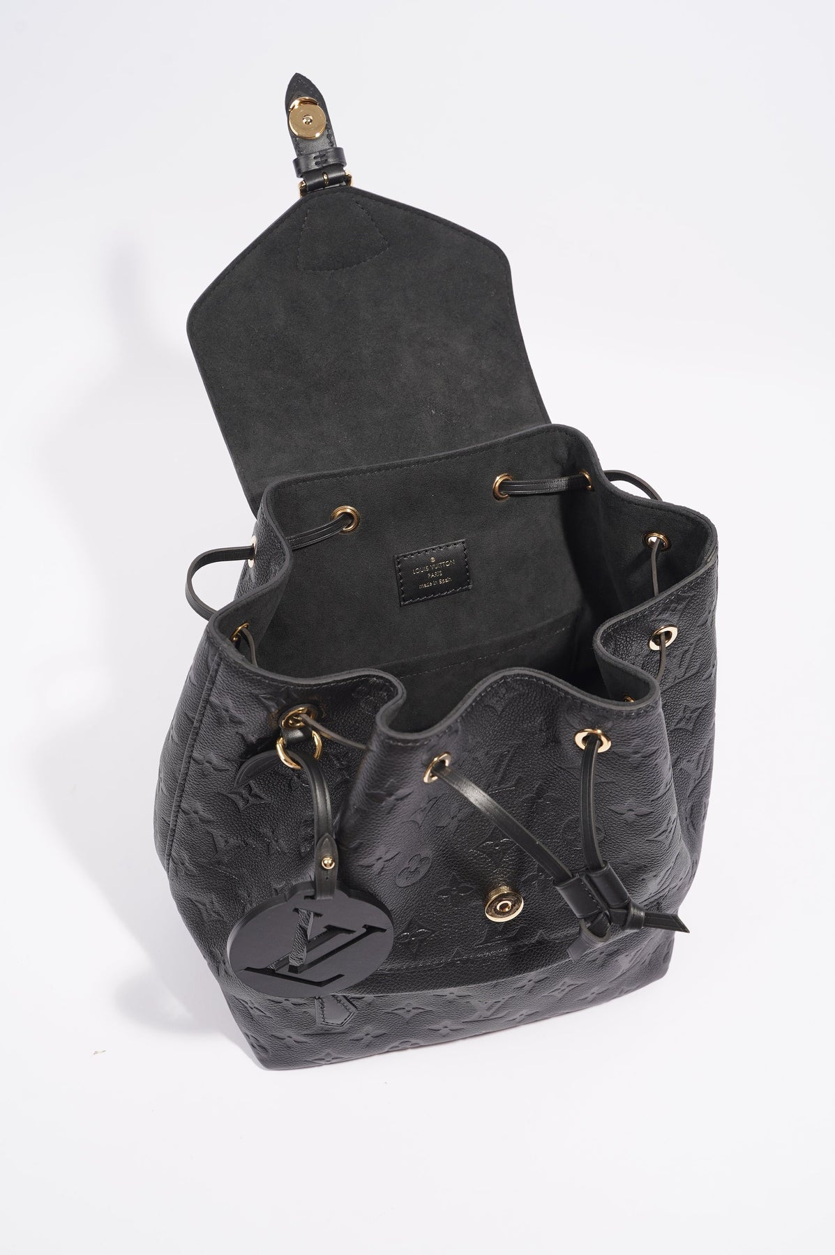 Louis Vuitton Montsouris Backpack PM Black Leather