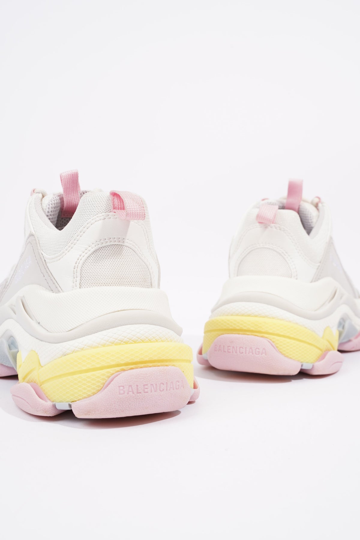 Triple s clearance yellow pink