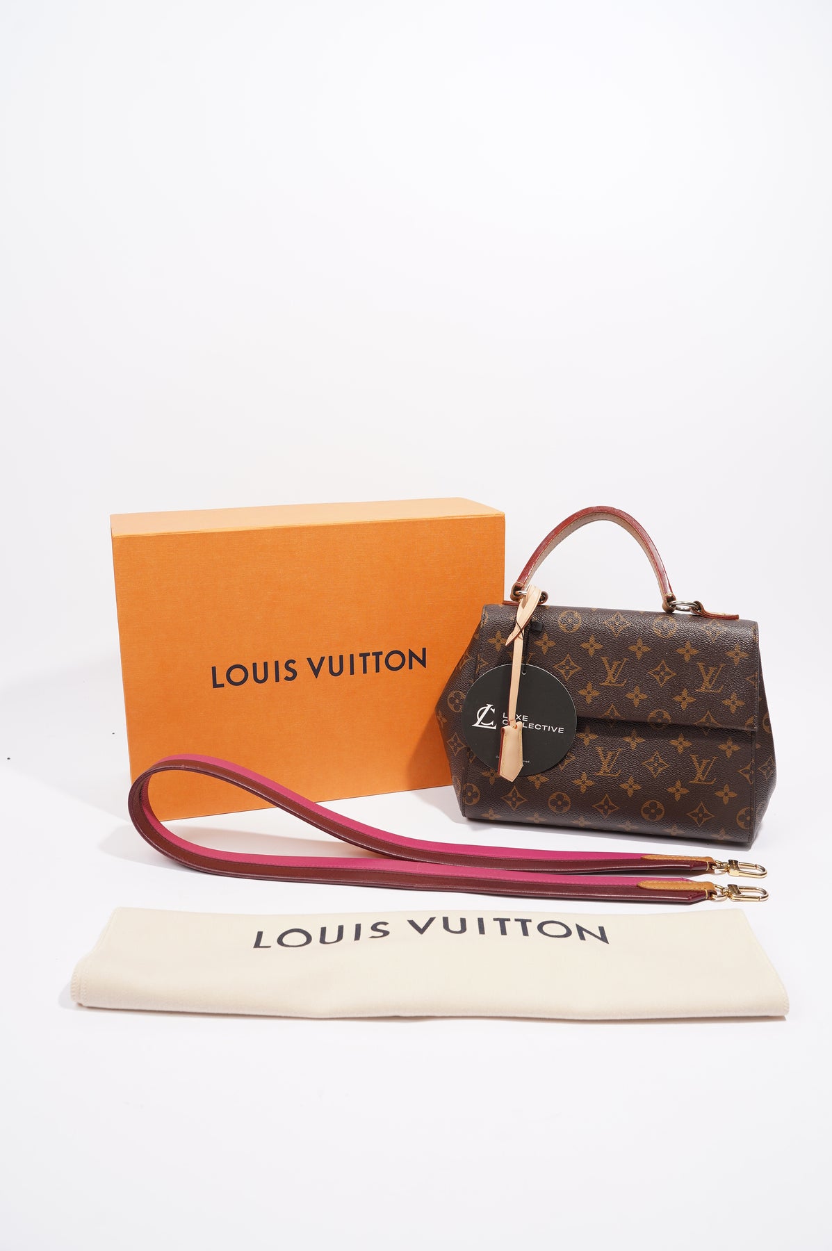 Louis Vuitton Cluny Top Handle Bag Monogram Canvas BB - ShopStyle