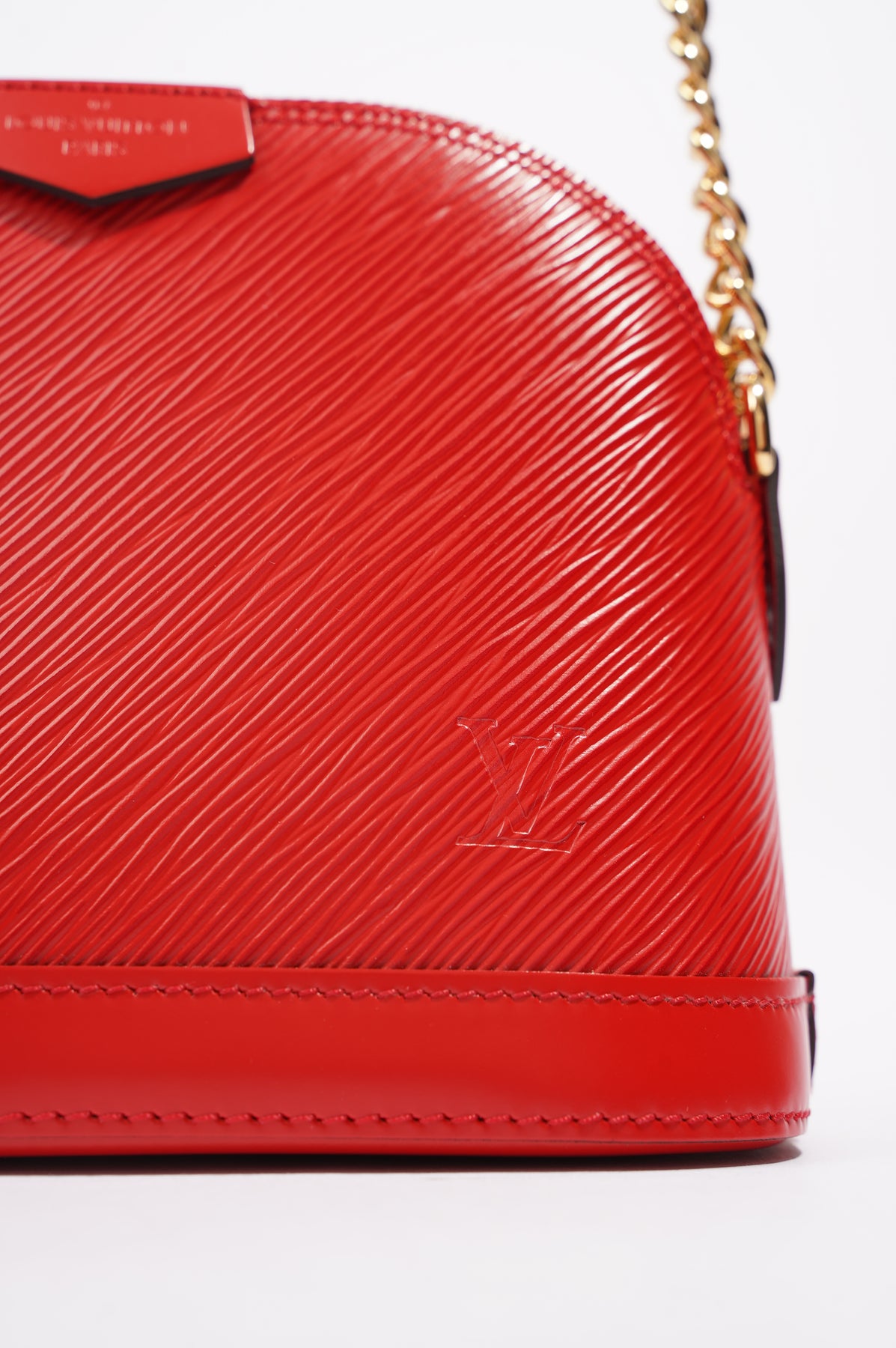 Louis Vuitton Mini Alma BB Orange Epi Bag