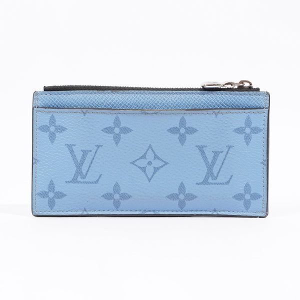 Louis Vuitton Blue Epi Leather Coin Pouch Change Purse Wallet