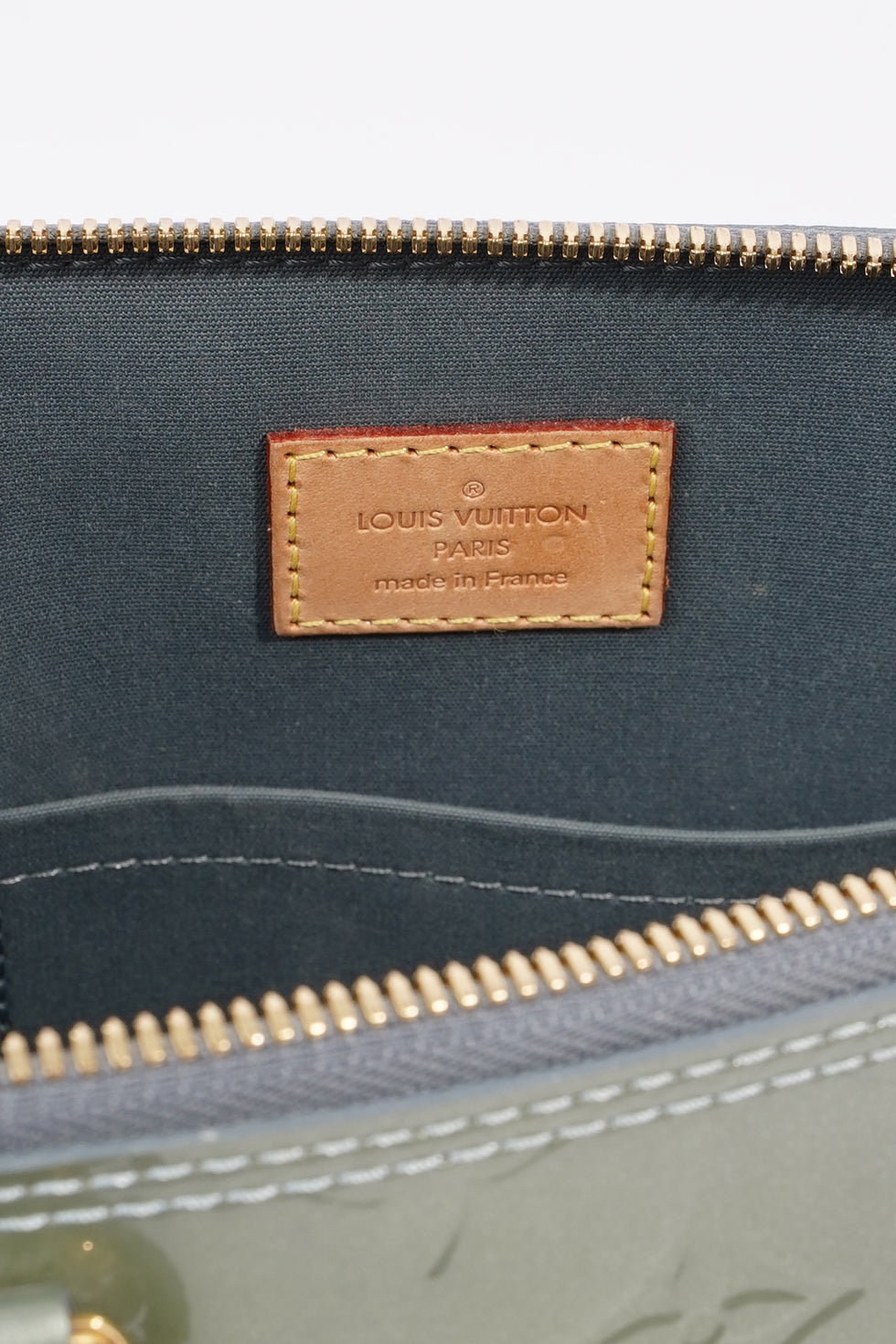 Louis Vuitton Beige Poudre Monogram Vernis Alma GM Handbag - LuvLuxe