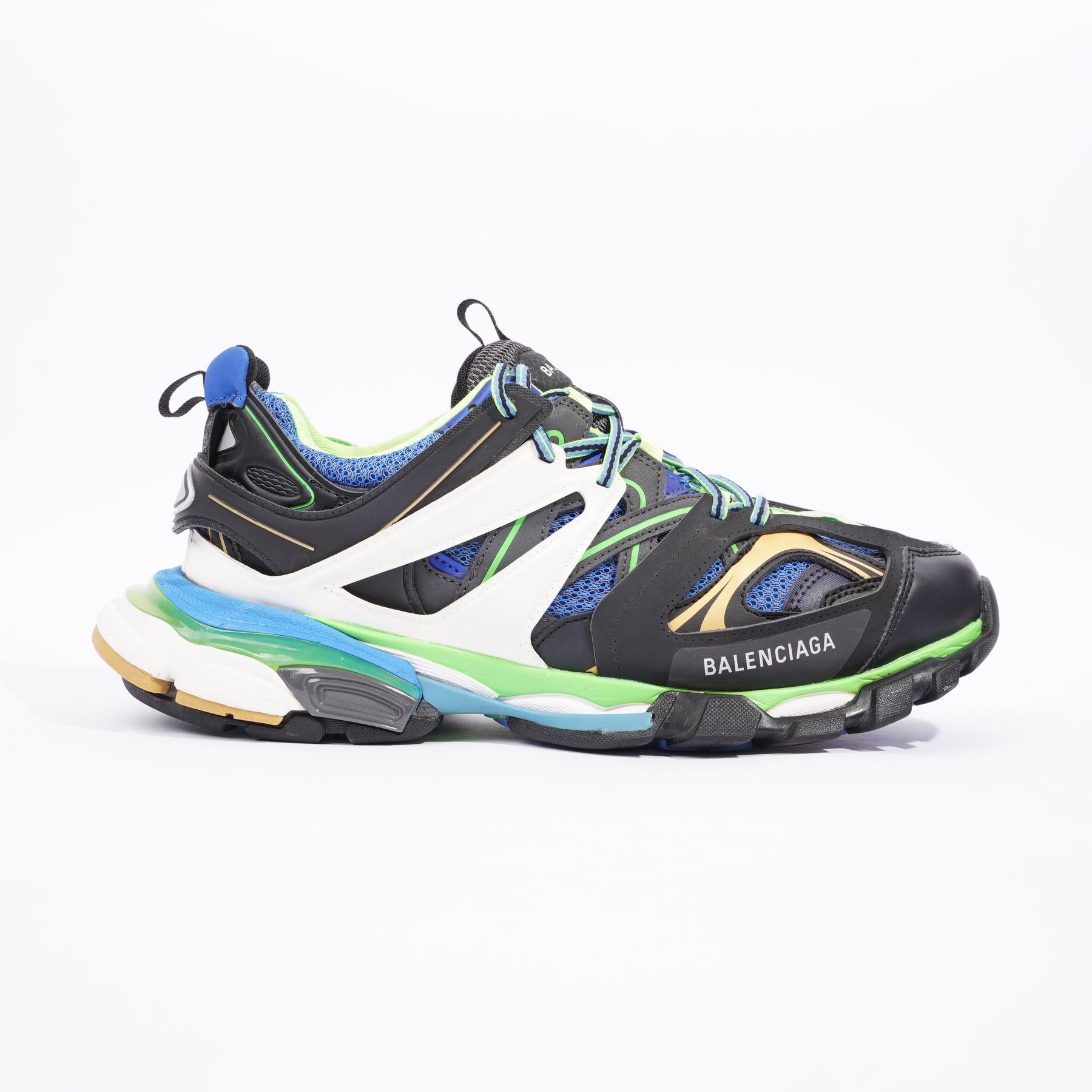 Balenciaga track discount blue green white