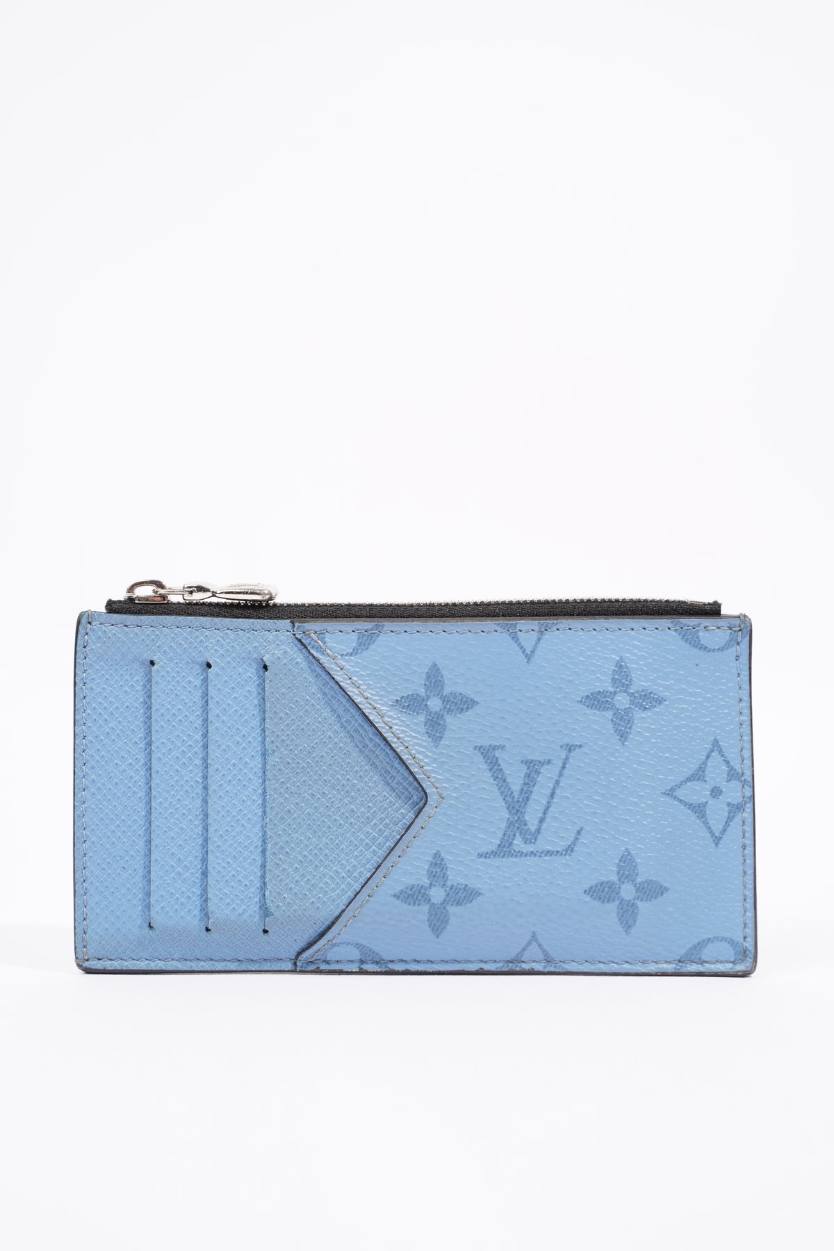 Louis Vuitton Womens Coin Card Holder Denim Taigama Canvas – Luxe Collective