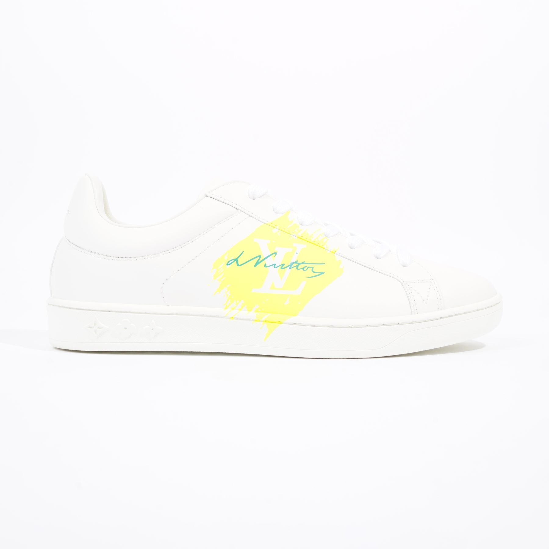 Louis Vuitton White Leather Luxembourg Sneakers Size 42 Louis Vuitton