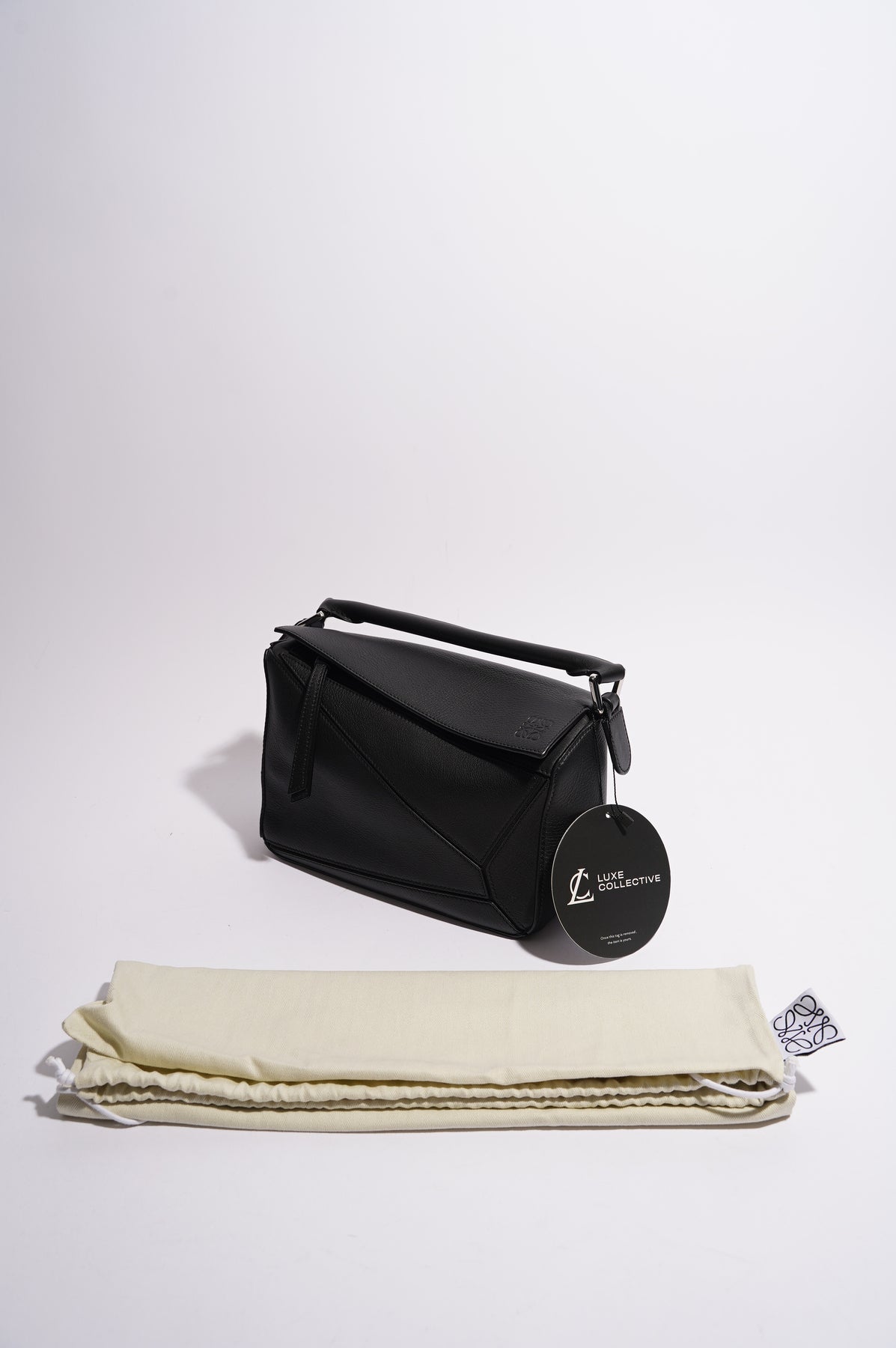 Loewe Black Small Puzzle Bag - NOBLEMARS