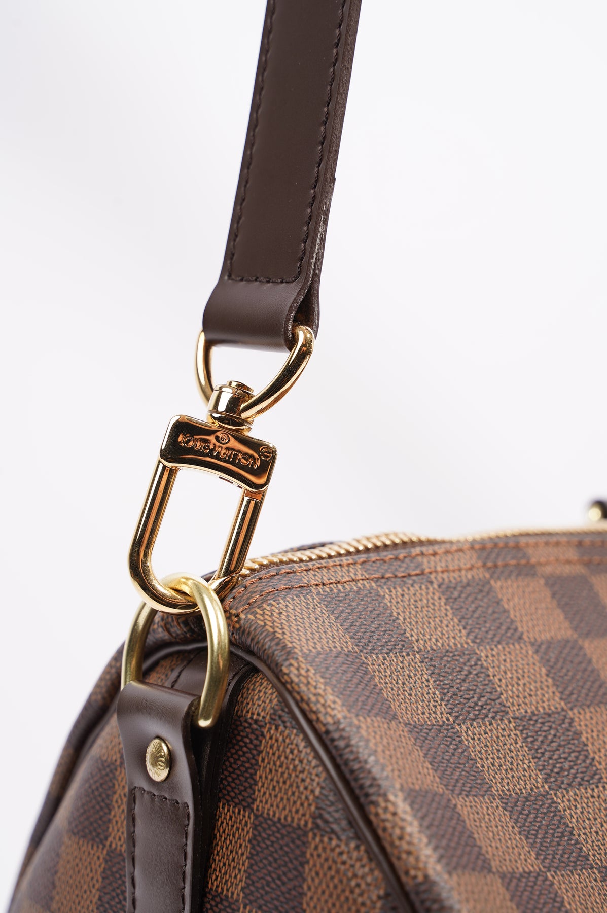 Louis Vuitton Brown Damier Keepall 45 Bandouliere with DB at 1stDibs