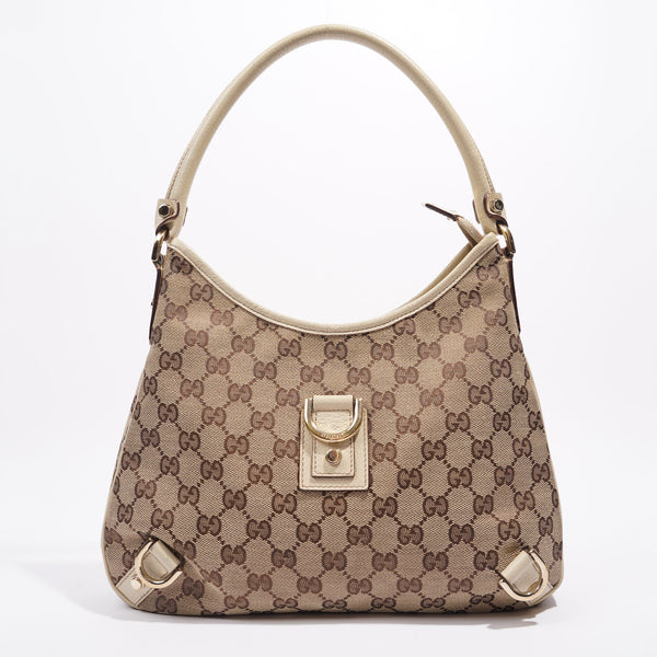 Louis Vuitton Bellevue Handbag 375338, Beige Brown GG Canvas Marrakech  Hobo Bag