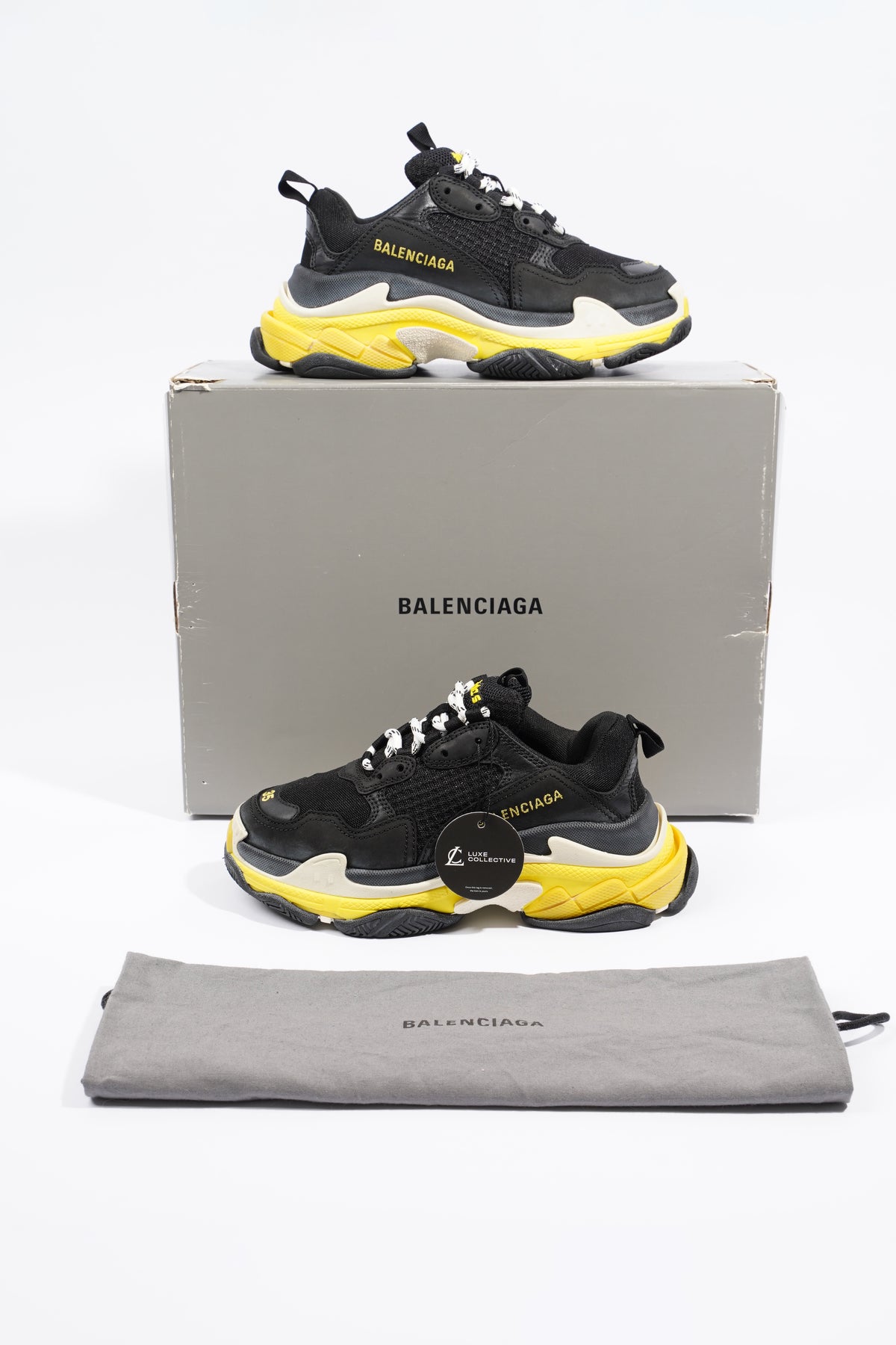 Balenciaga hot sale black yellow