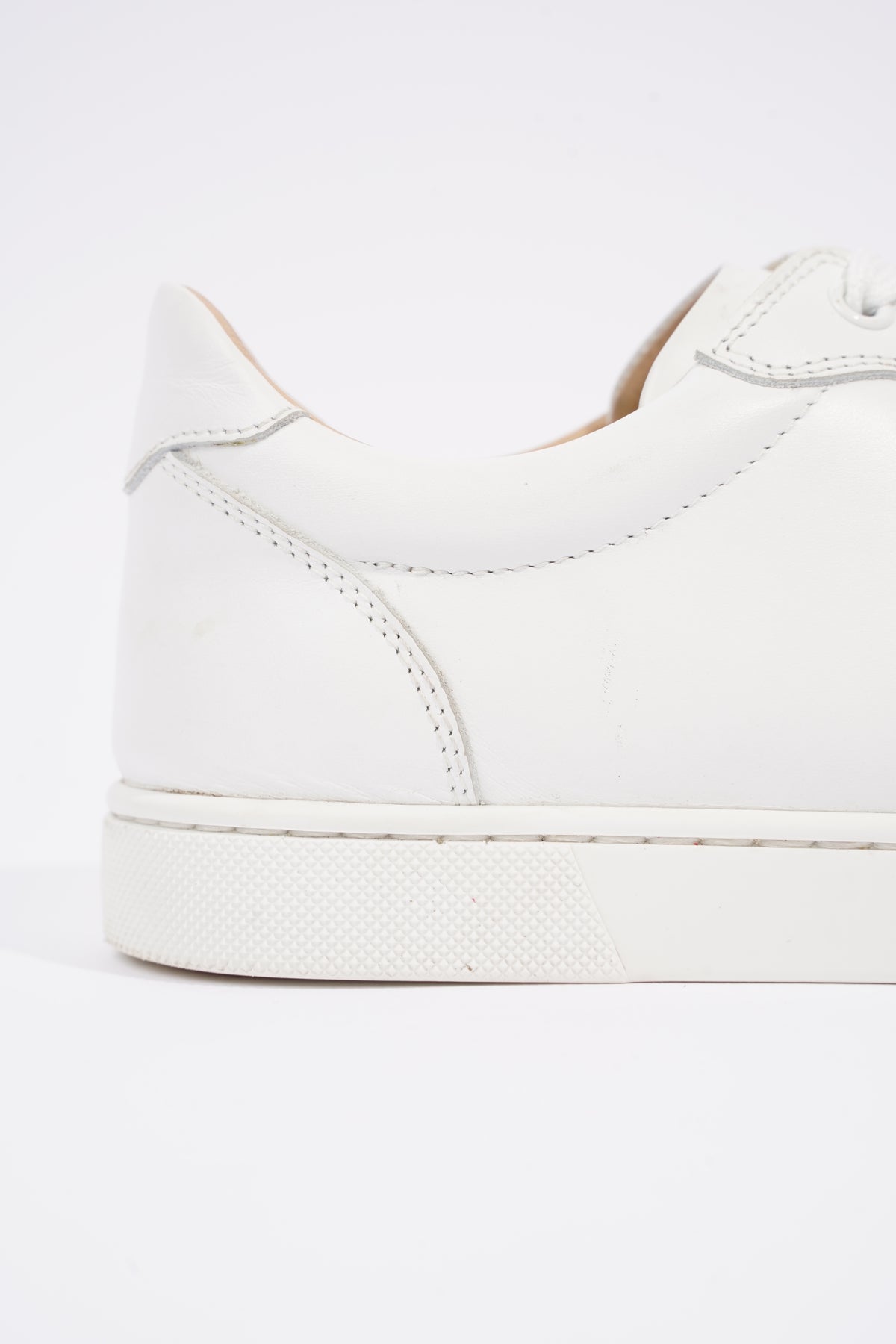 Christian Louboutin, Vieira white leather sneakers