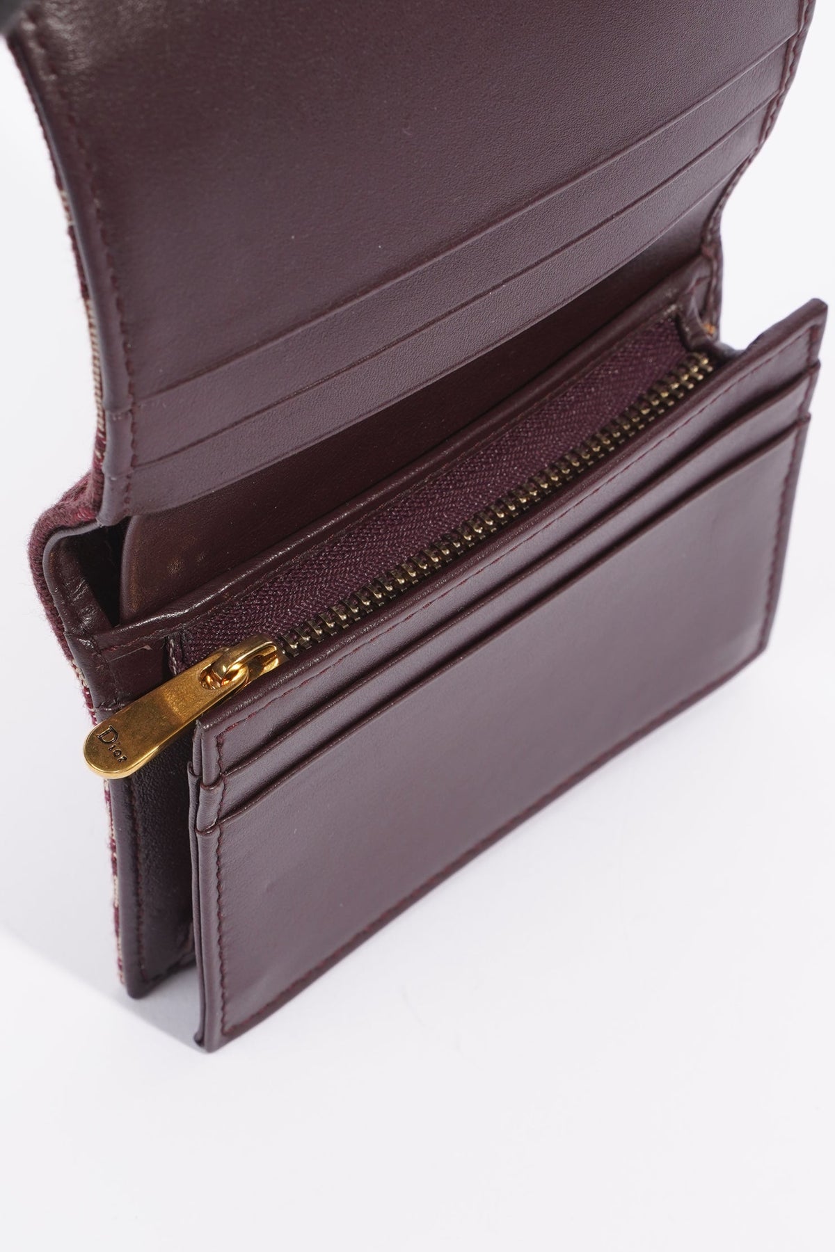 Leather wallet Fauré Le Page Burgundy in Leather - 35514300