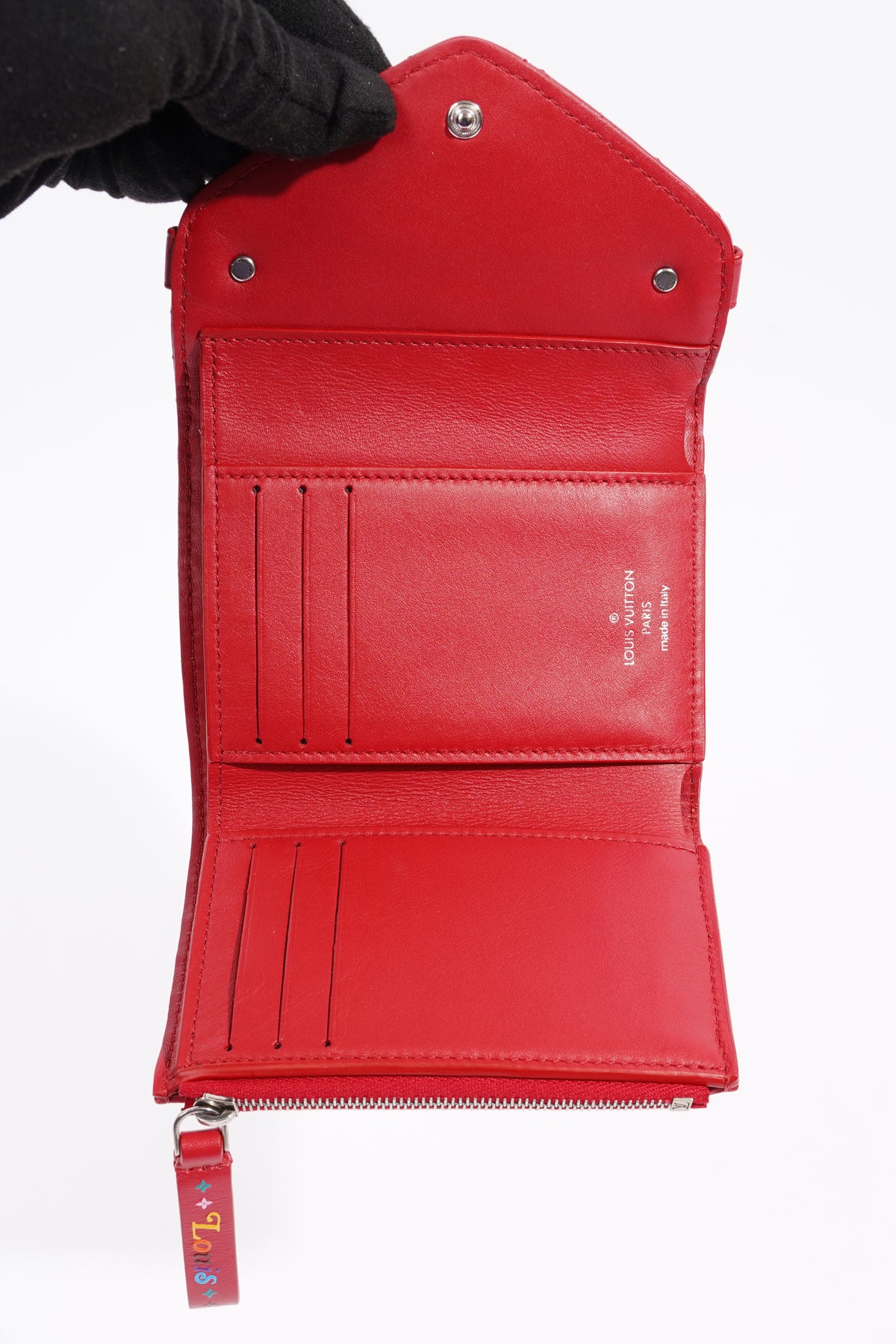 Louis Vuitton New Wave Wallet Red Leather – Luxe Collective