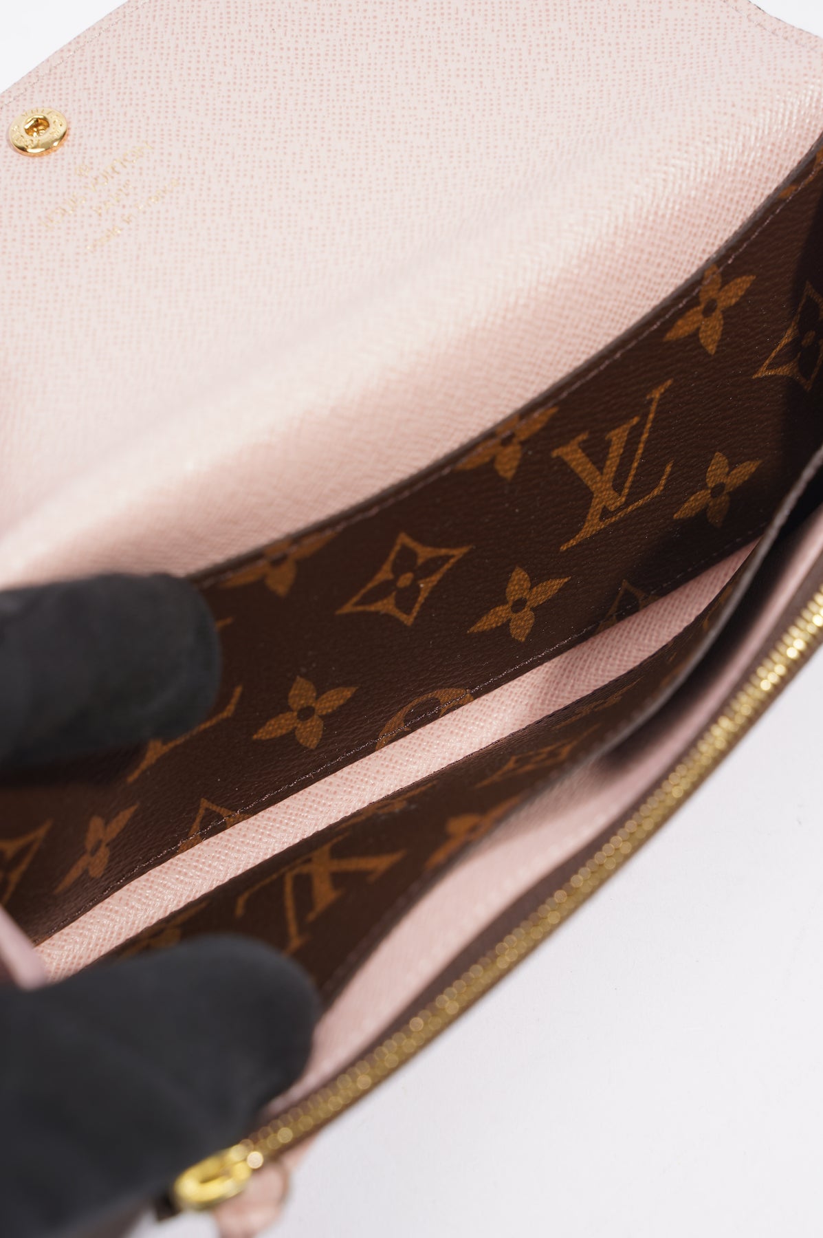 Louis Vuitton Monogram Emilie Wallet Light Pink – DAC
