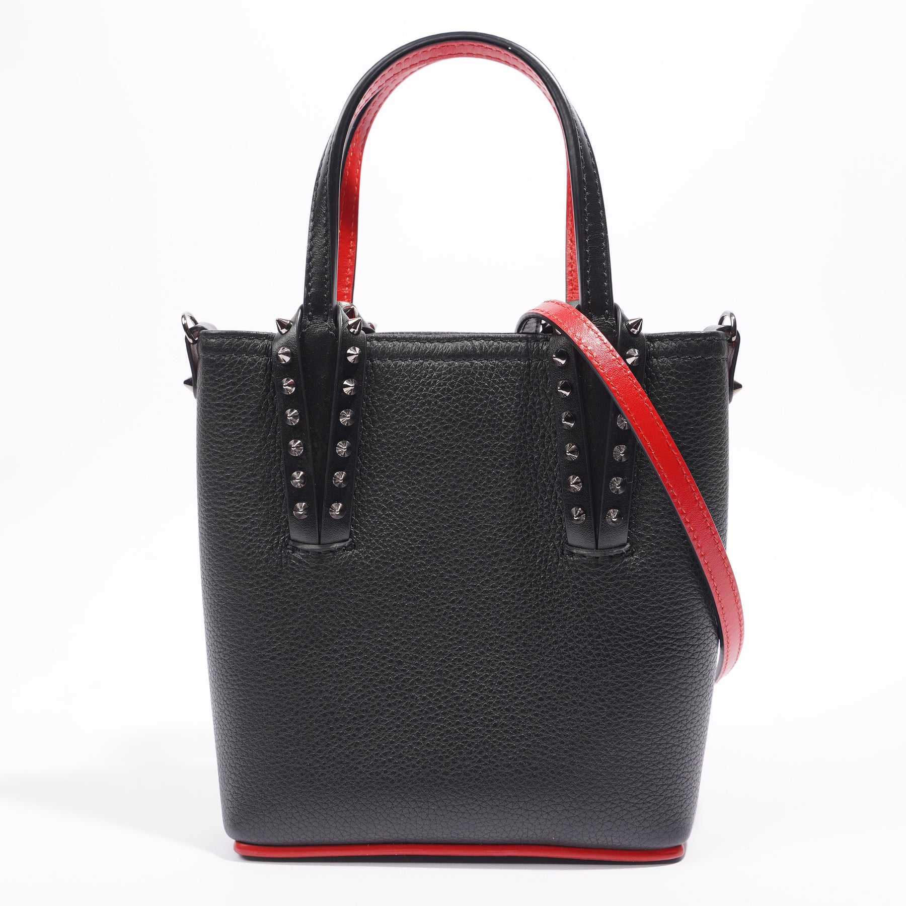 Christian Louboutin Cabata Logo Women Men Patent Leather Tote Bag