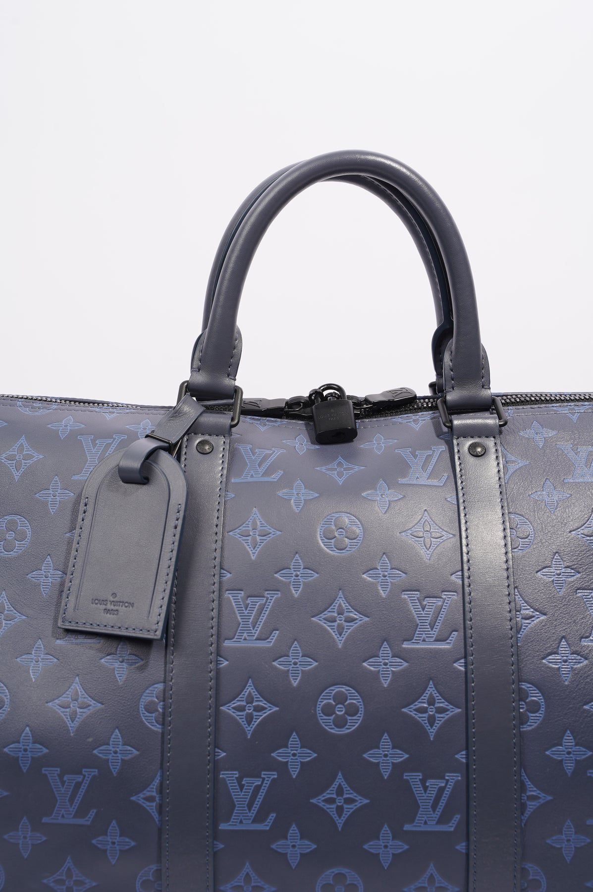 Louis Vuitton Keepall Bandouliere Monogram 50 Blue for Men