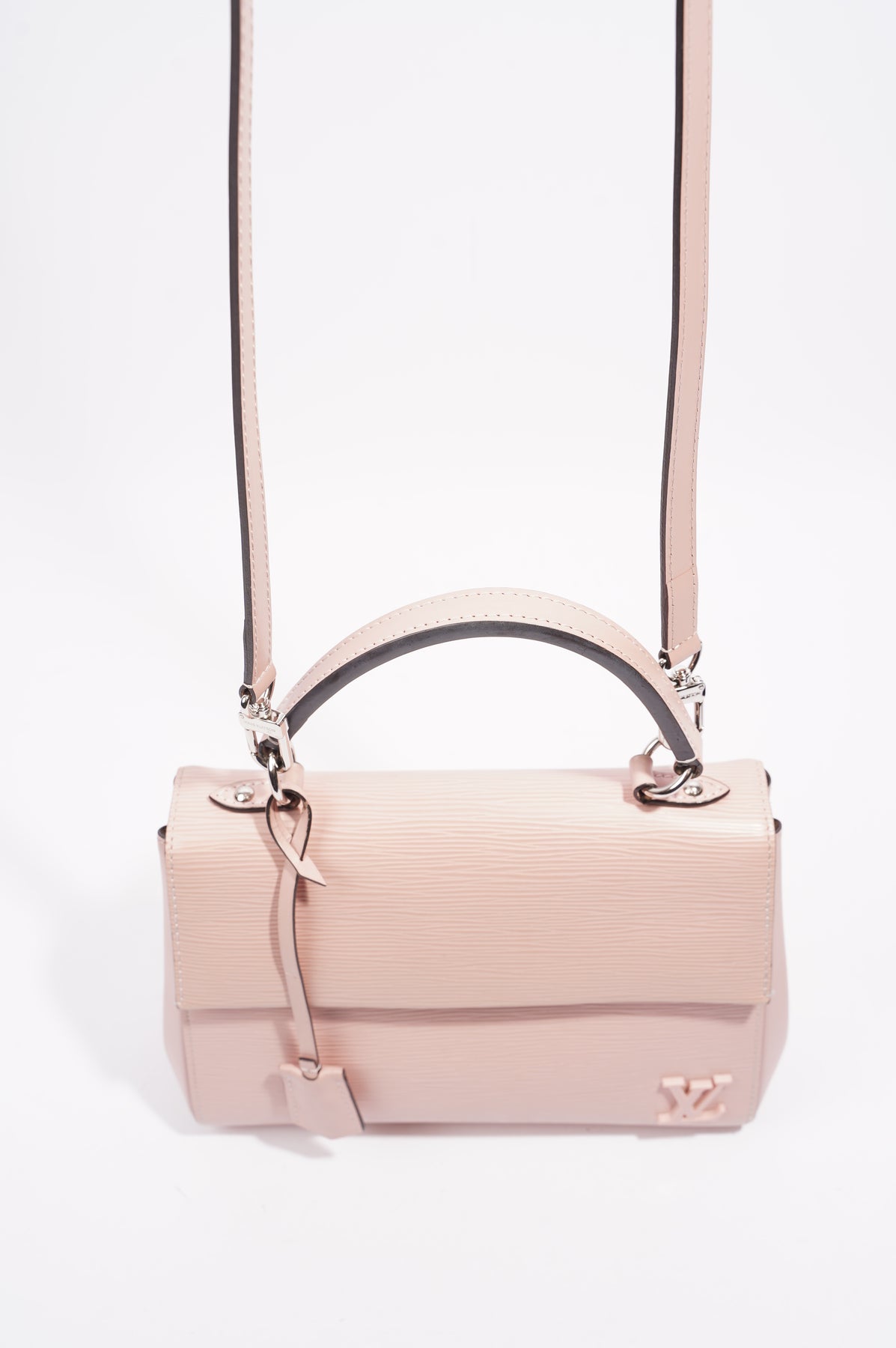 Louis Vuitton Cluny BB Epi Leather Black Pink M59134 Crossbody Bag