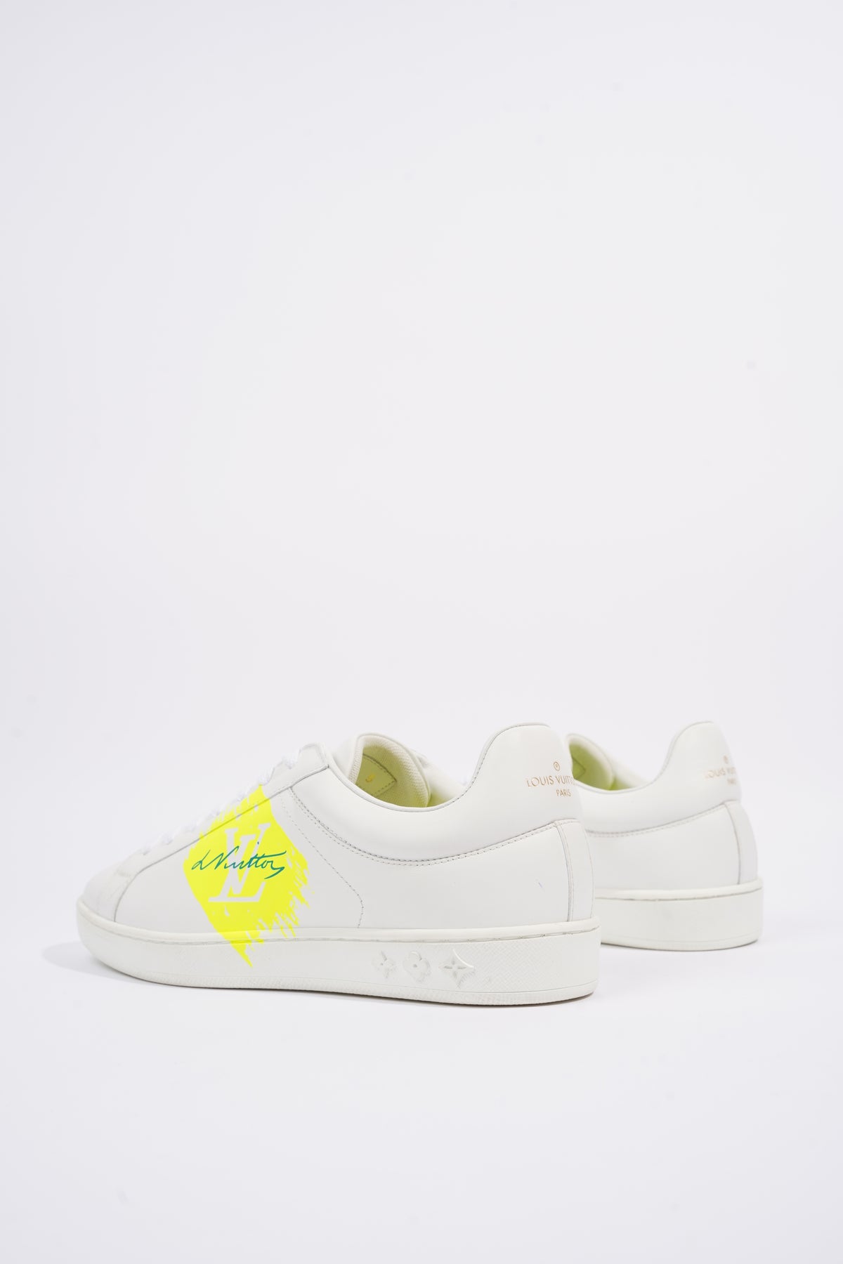 LV Trainer Sneakers (US 8) (LV 6) - Virgil Abloh Off White Canary Yellow