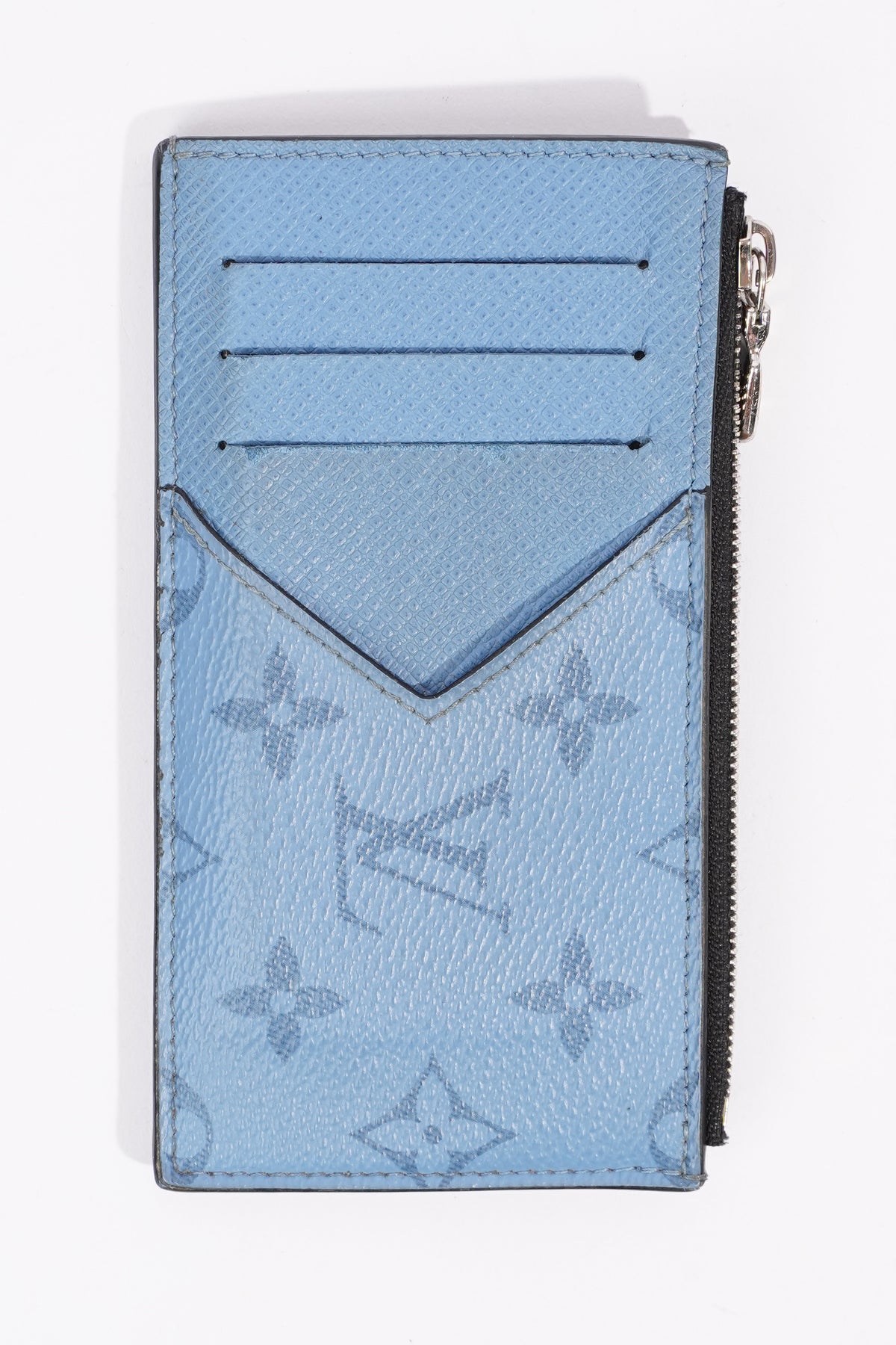 Louis Vuitton Coin Card Holder In Blue