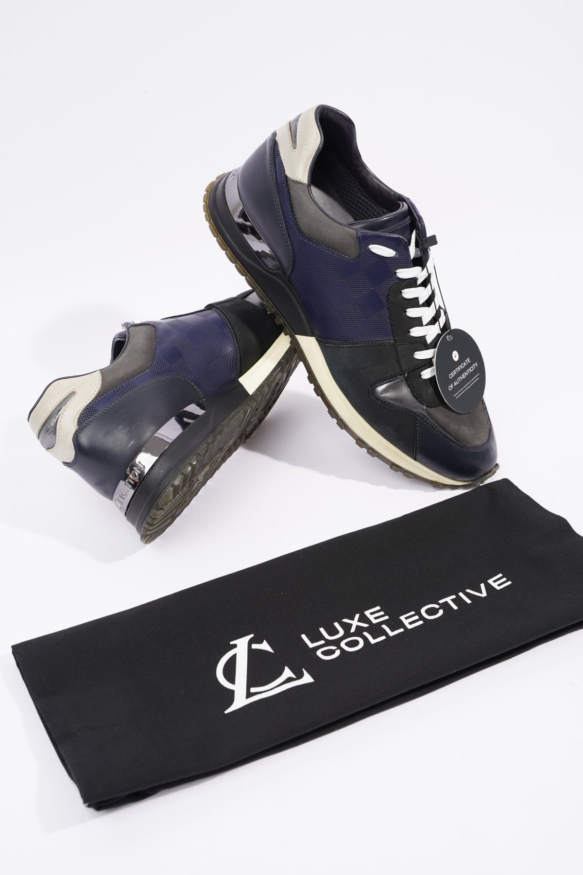 Louis Vuitton Mens Runaway Blue Suede EU 40 / UK 6 – Luxe Collective