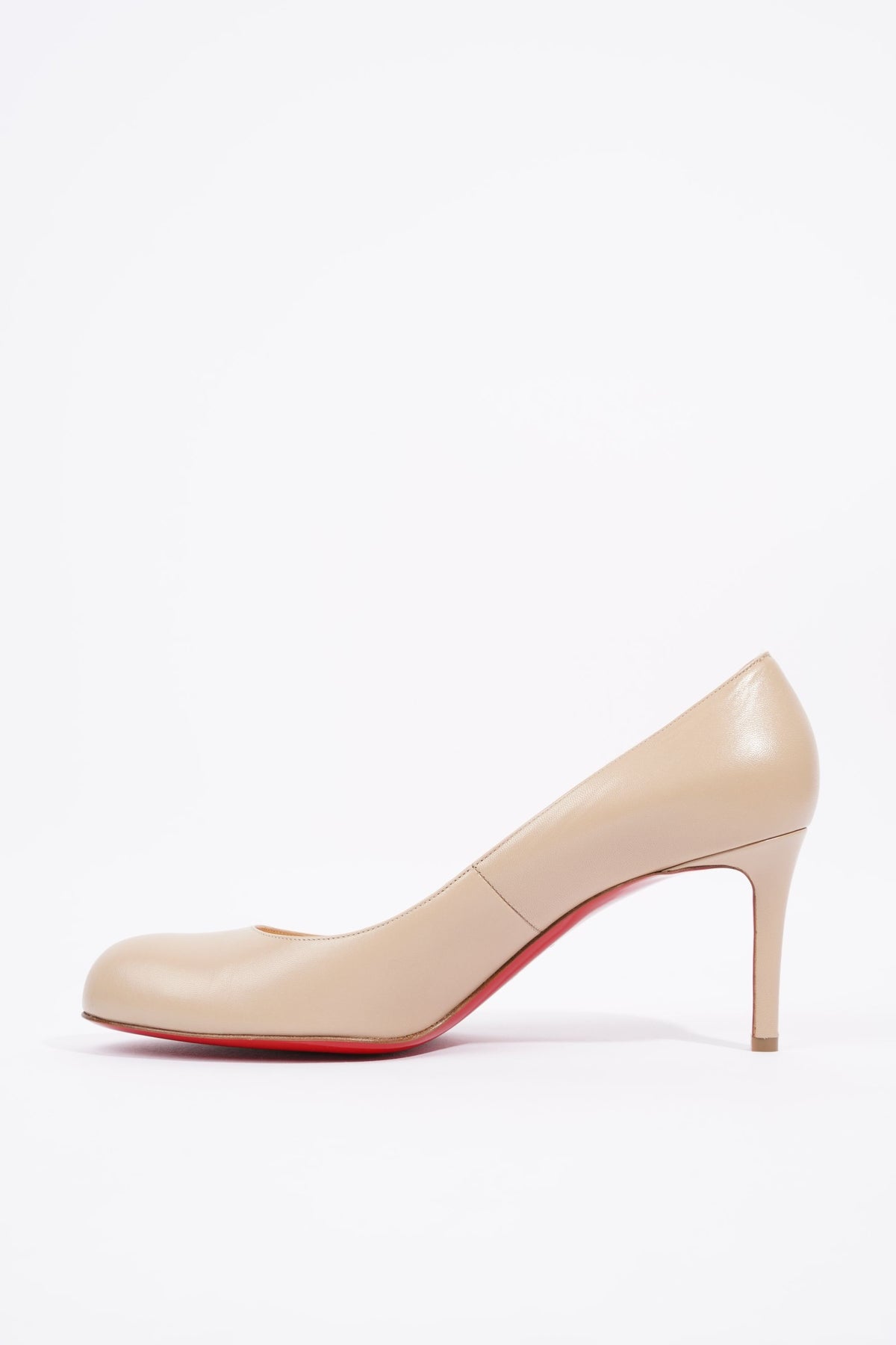 Louboutin simple sale pump nude