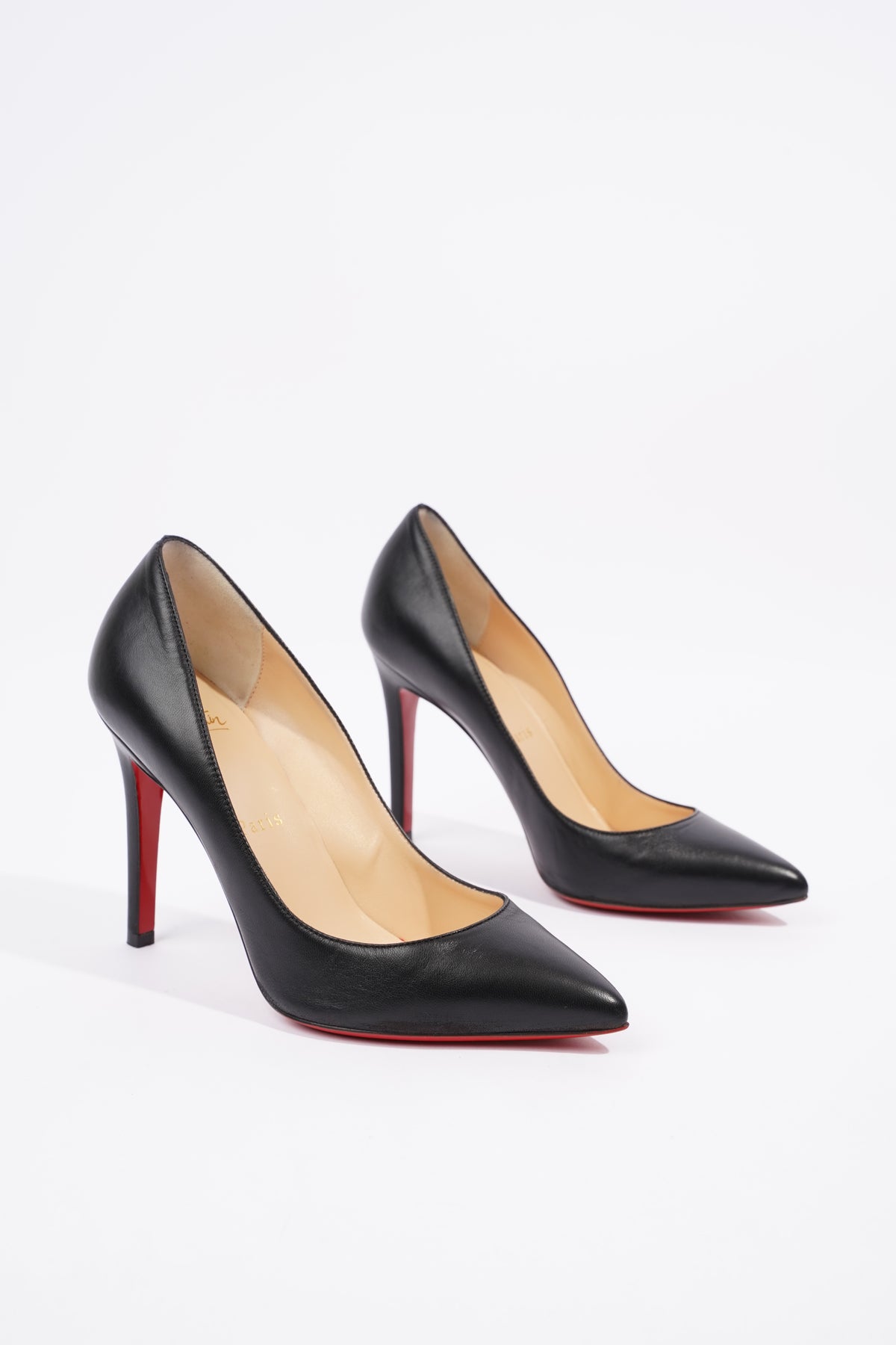 Christian Louboutin Pigalle Patent Pumps 100 - Black - 36