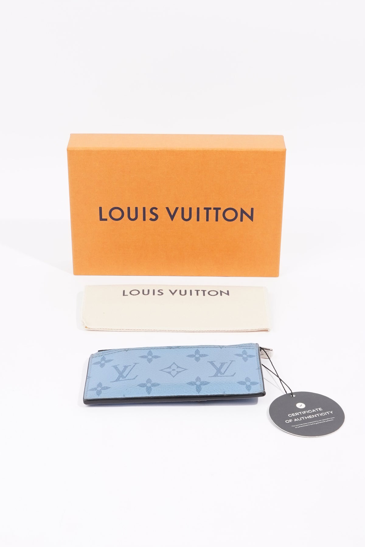 Louis Vuitton Womens Coin Card Holder Denim Taigama Canvas / Leather – Luxe  Collective
