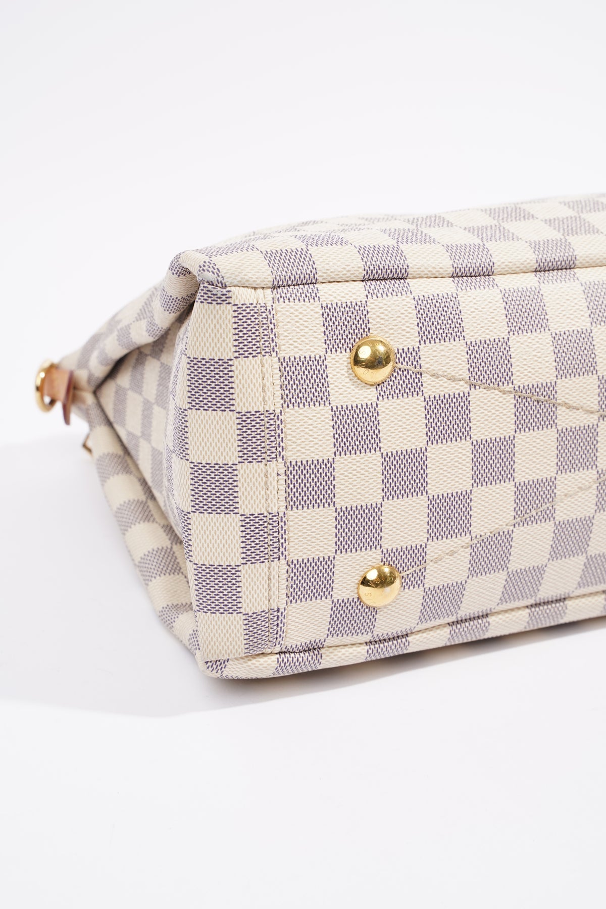 Louis Vuitton Womens Lymington Handbag Damier Azur Canvas – Luxe