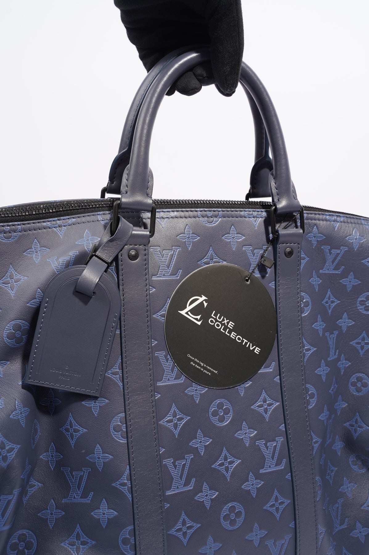 Louis Vuitton Keepall Bandouliere Monogram 50 Blue for Men