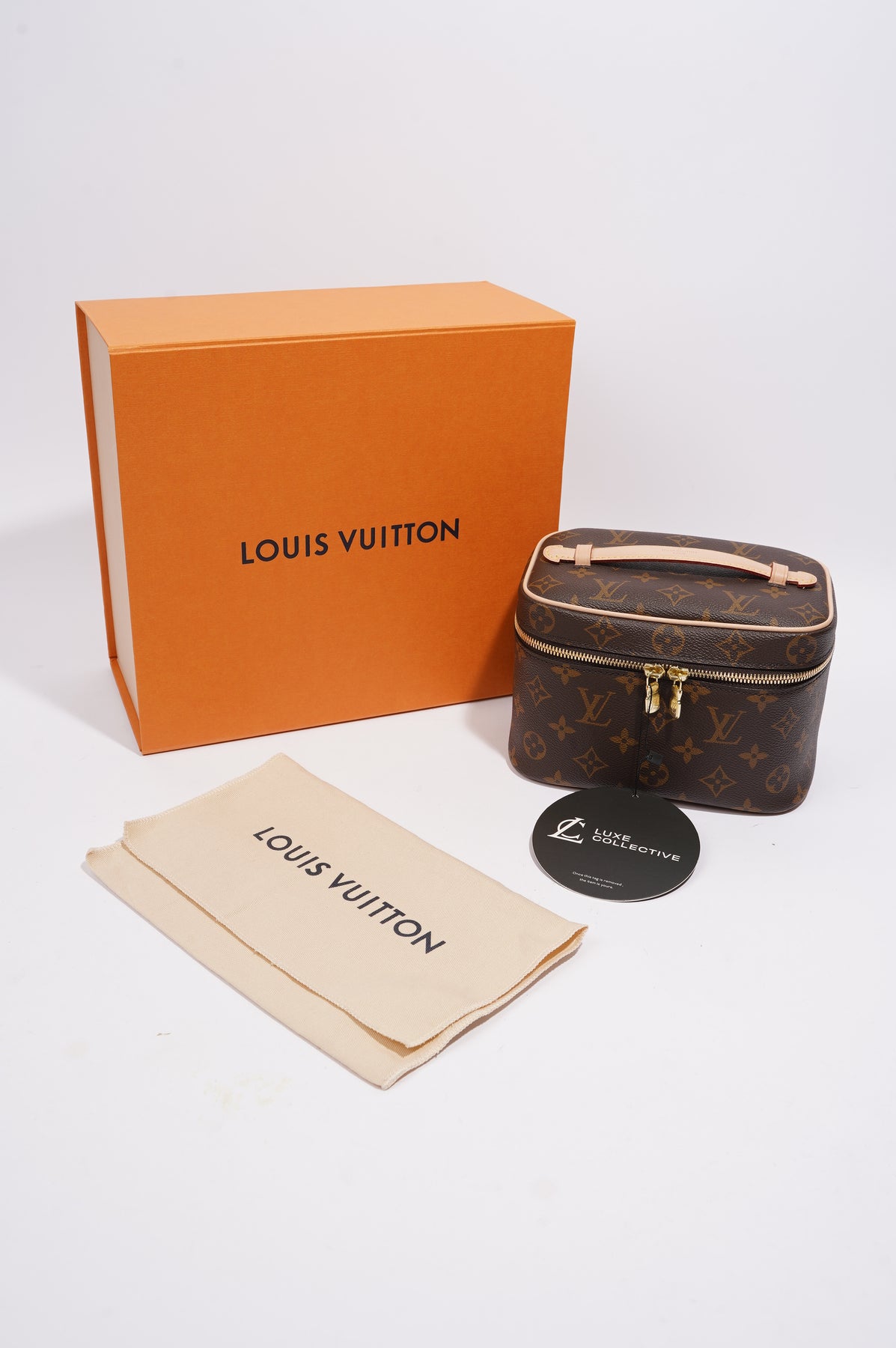 Louis Vuitton Womens LV Nice Vanity Case Monogram Canvas Nano – Luxe  Collective