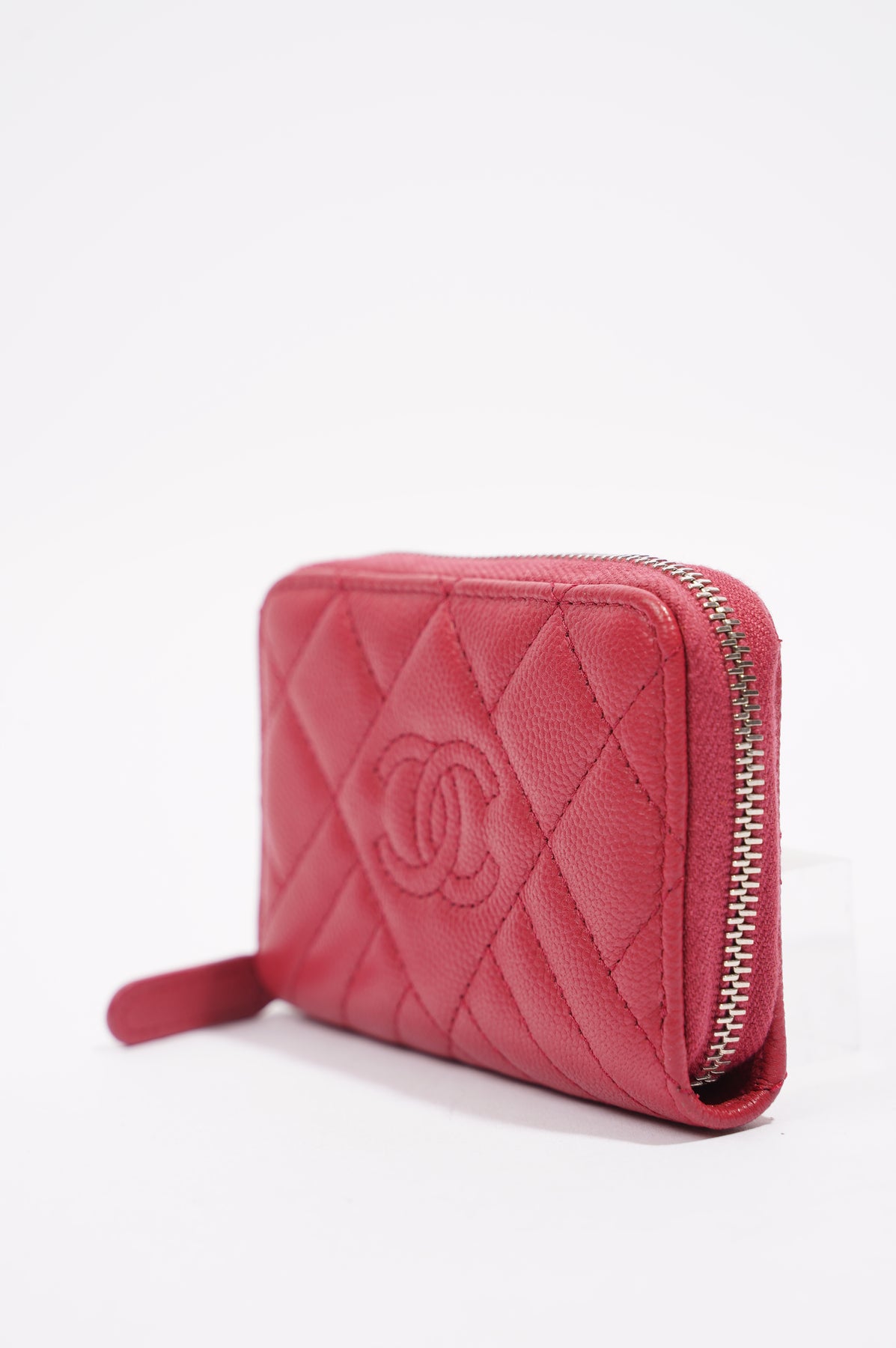 Chanel Womens Zippy Coin Wallet Pink Caviar Leather – Luxe Collective