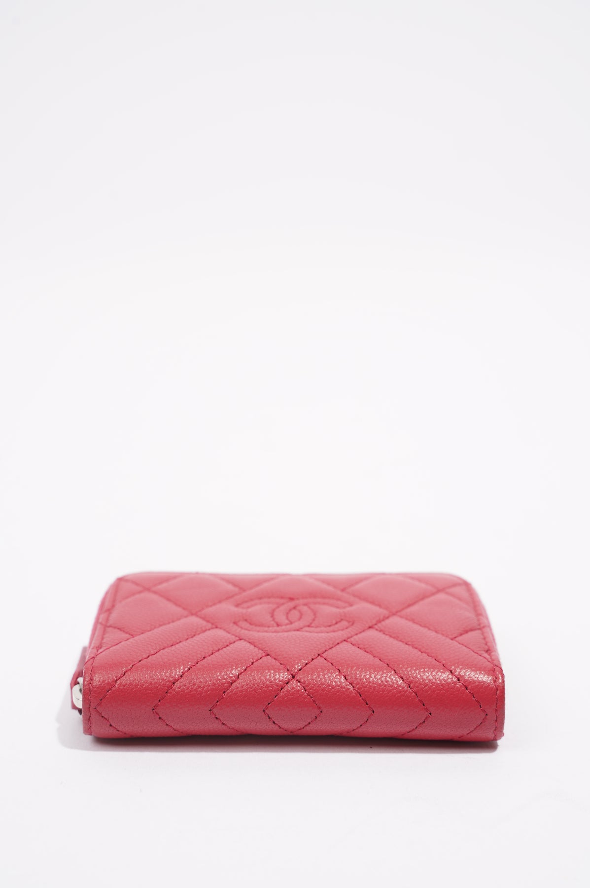 Chanel Womens Zippy Coin Wallet Pink Caviar Leather – Luxe Collective