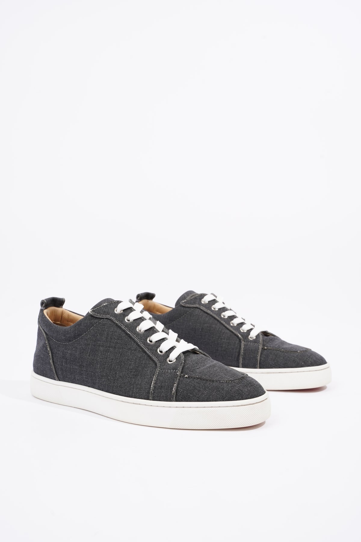 Christian Louboutin Gray & Blue Rantulow Sneakers for Men