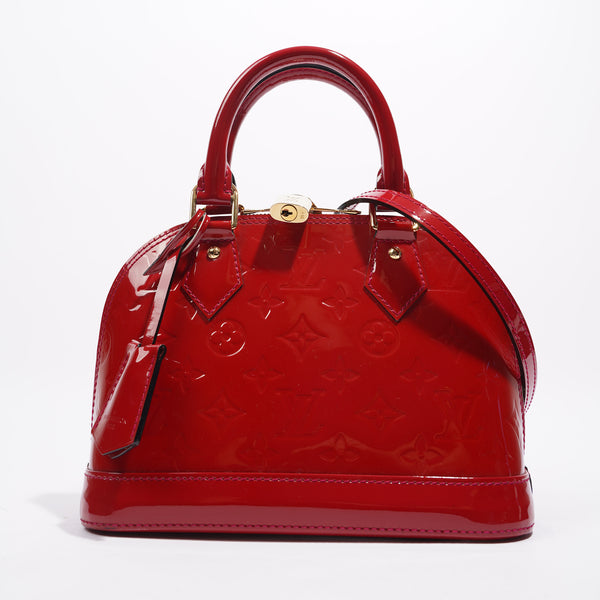 Louis Vuitton Alma Red Vernis Leather BB Luxe Collective