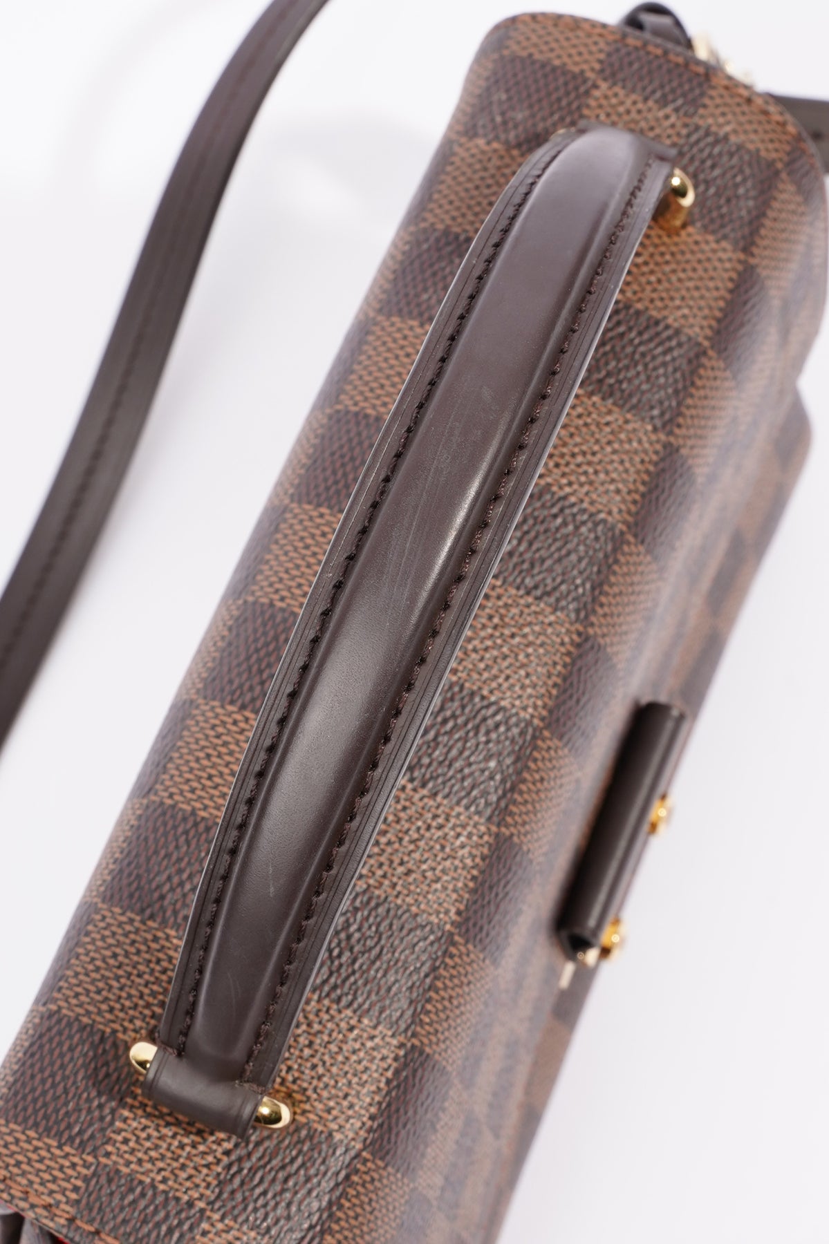 Louis Vuitton Damier Ebene Canvas Croisette Hand Carry Shoulder Handbag  Article:N53000 Made in France: Handbags: .com