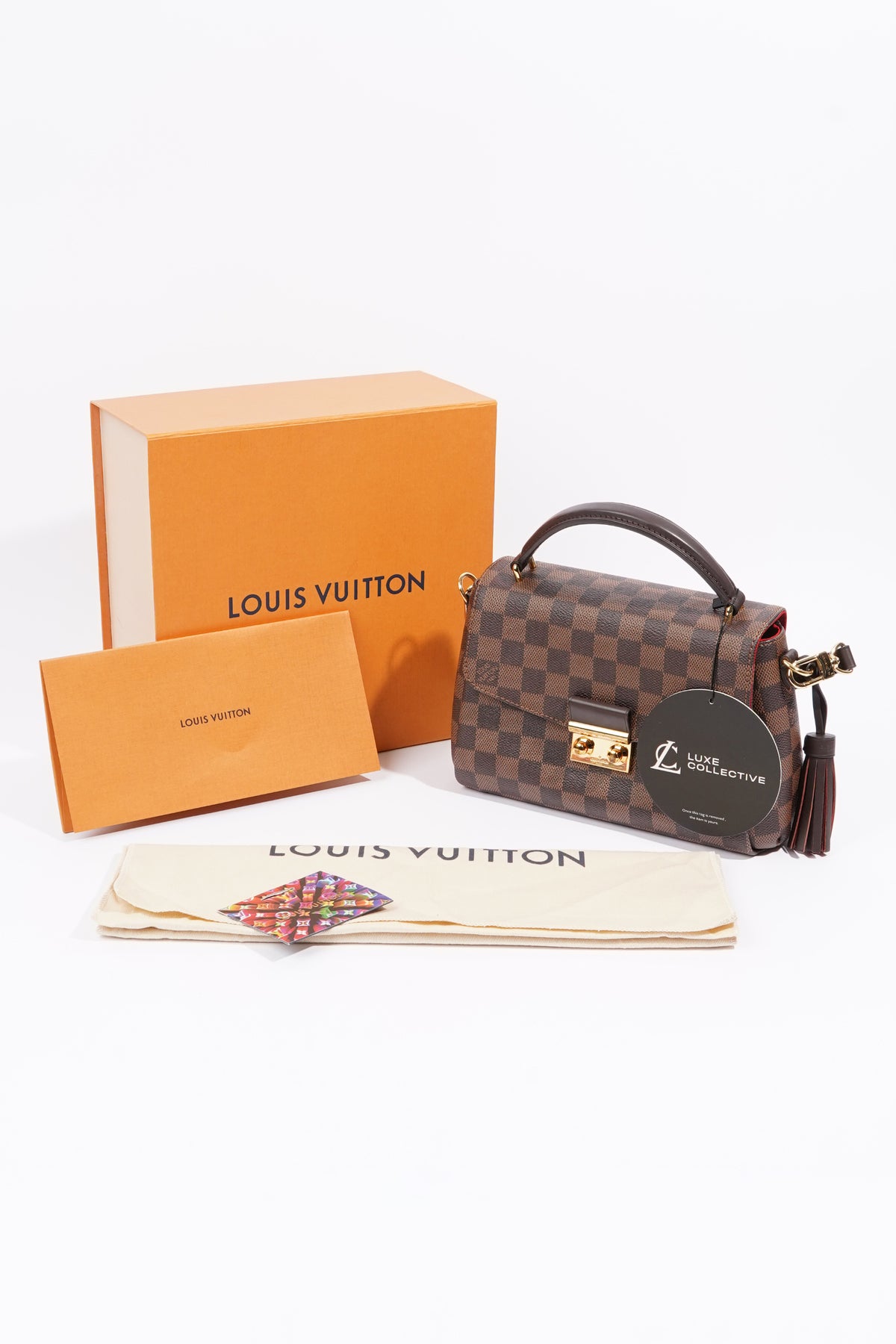 Louis Vuitton Croisette Damier Ebene Canvas - TheBrandnameRental  เช่ากระเป๋าและสินค้าแบรนด์เนม