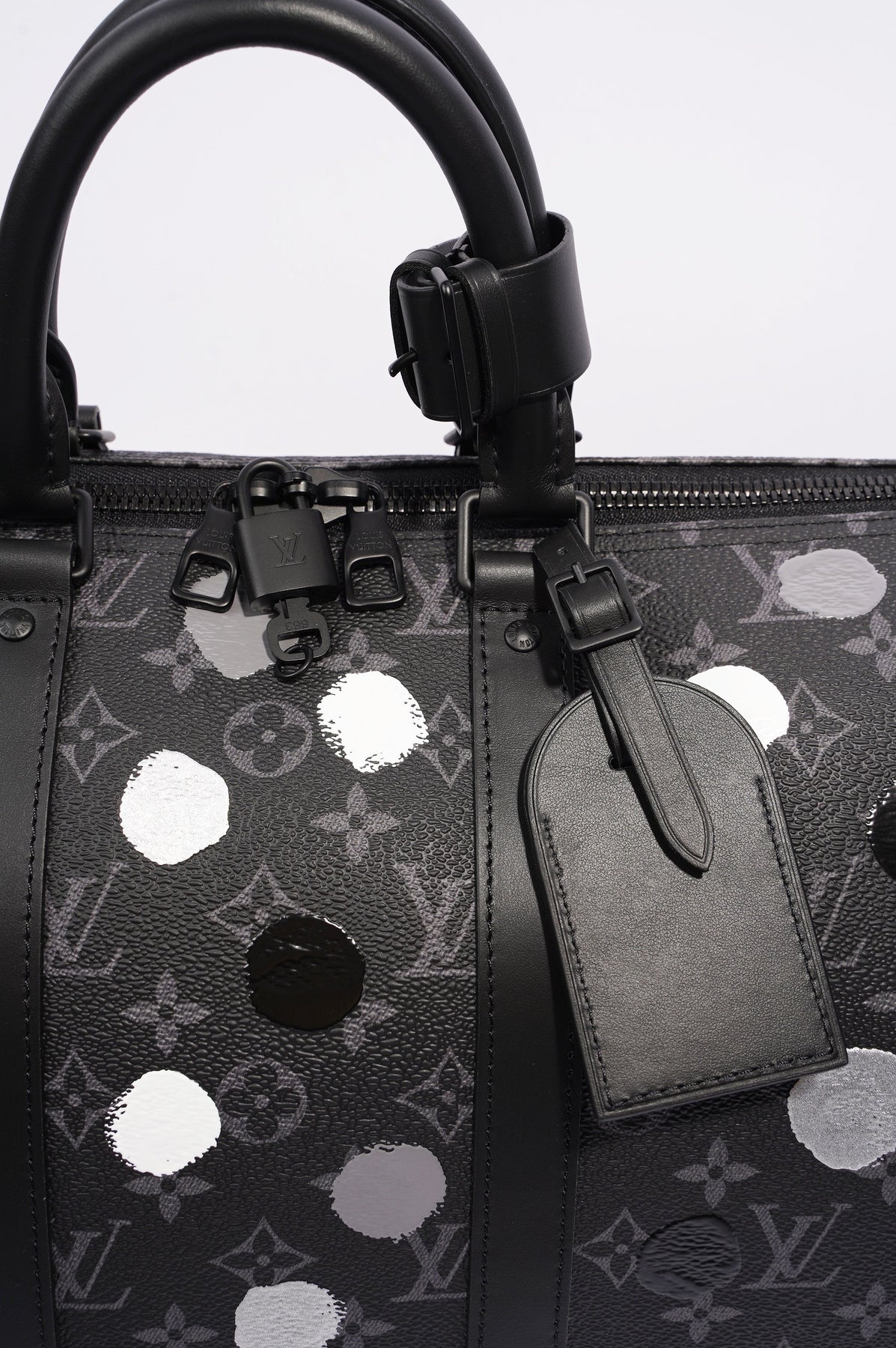 Louis Vuitton Monogram See Through Keepall Bandouliere 50 Black
