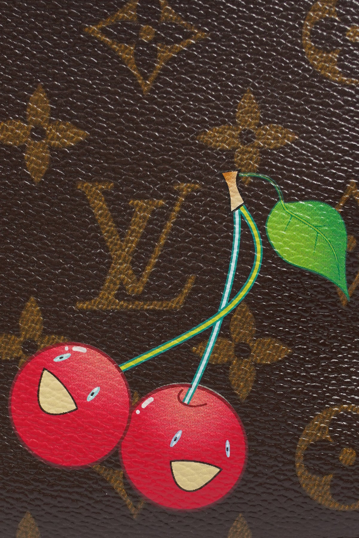Louis Vuitton x Takashi Murakami Cherry Pochette Monogram Canvas