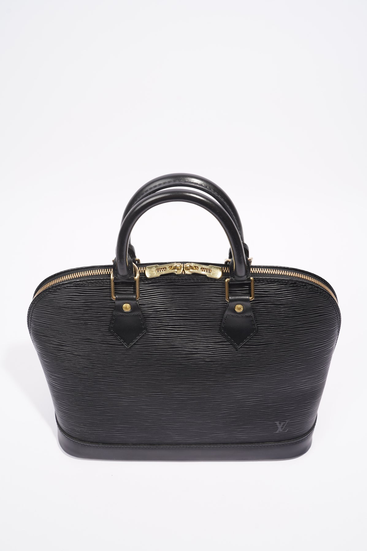 Authentic Louis Vuitton Bag Alma Mini Epi Noir Black Epi Gold -  UK