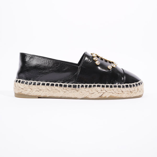 All black hot sale chanel espadrilles