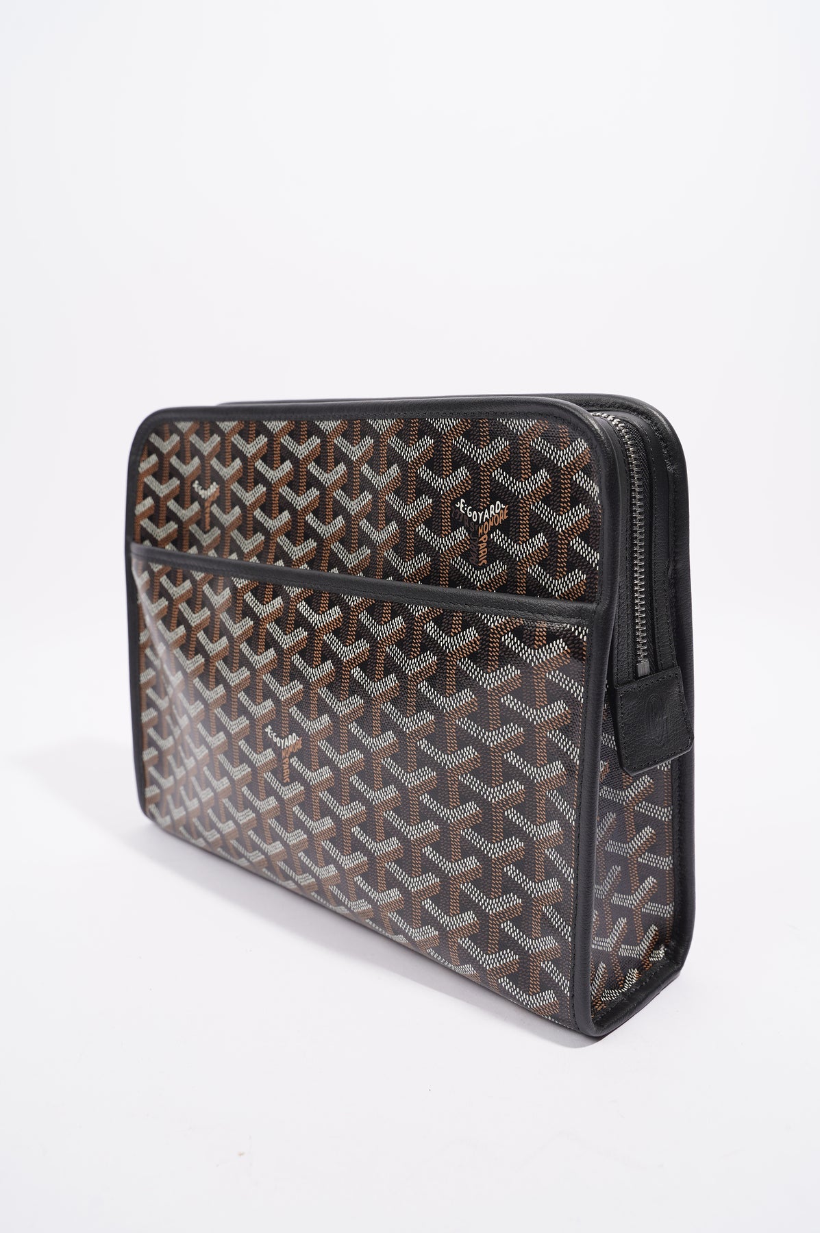 Goyard Jouvence Pouch Brown Canvas GM – Luxe Collective