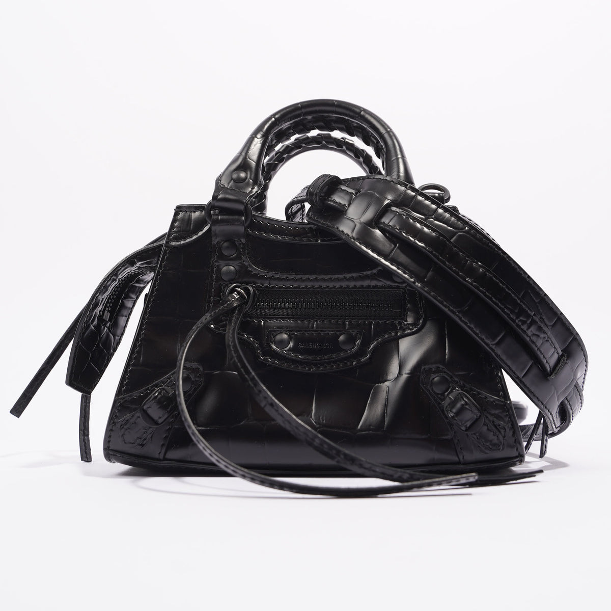 Balenciaga Neo Classic City Bag Black Leather Mini – Luxe Collective
