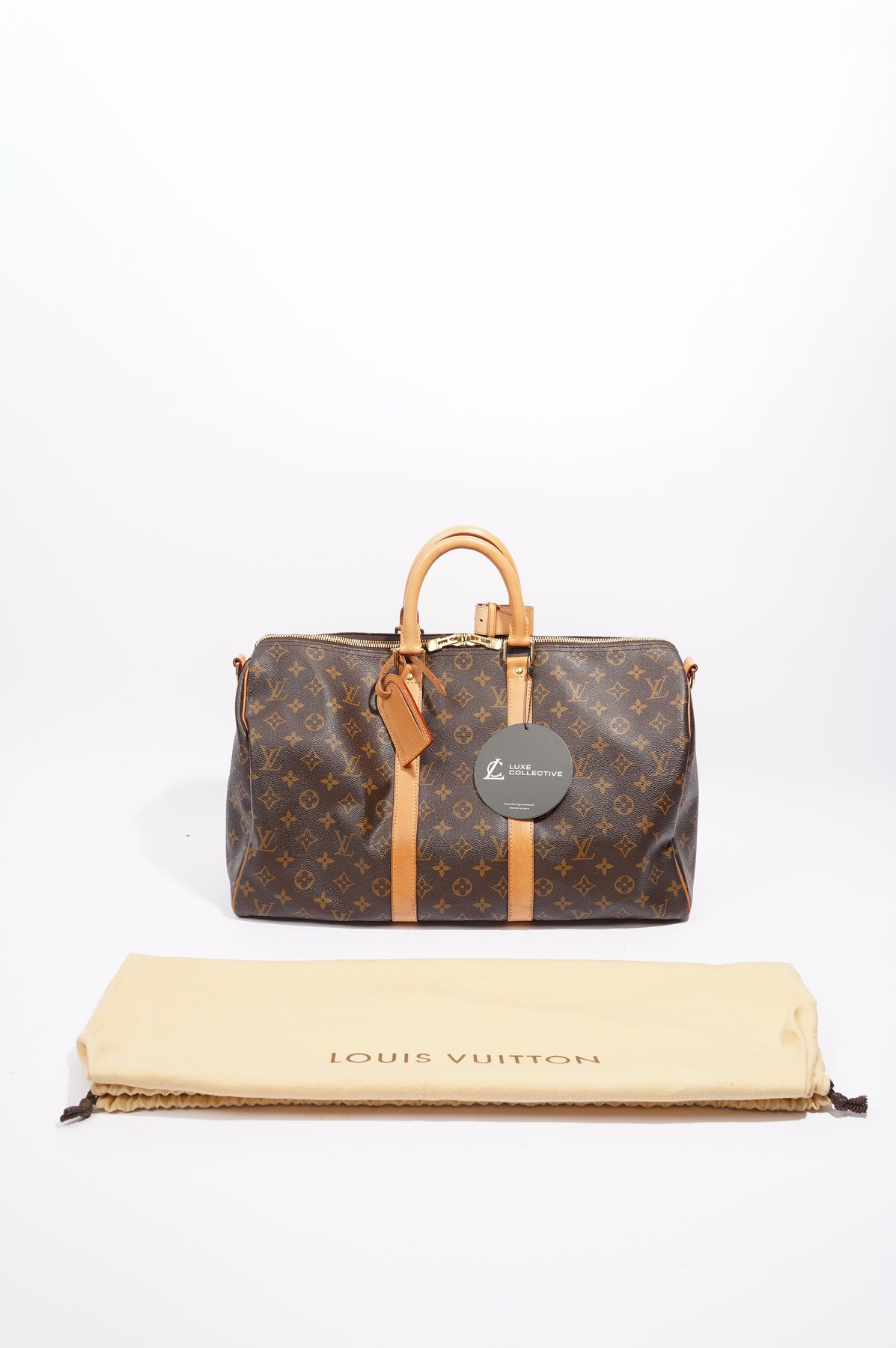 Louis Vuitton Womens Keepall Bandouliere Bag Monogram Canvas 45 – Luxe  Collective