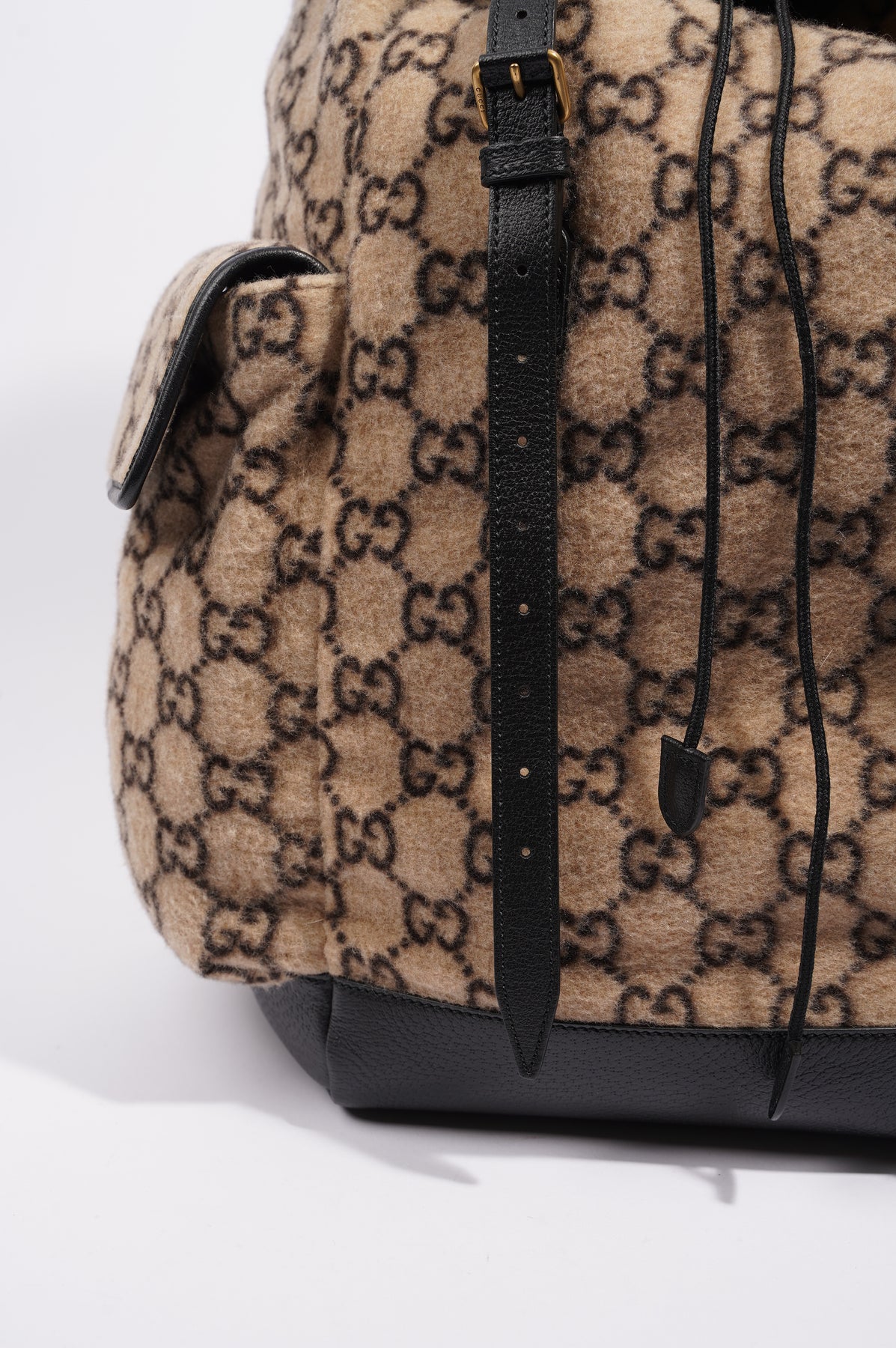 Gucci GG Wool Beige Brown Backpack MSCXZDU 144030002917 – Max Pawn