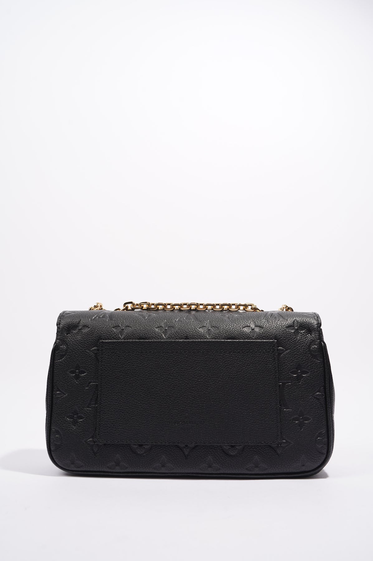 Louis Vuitton Marceau Handbag Monogram Empreinte Leather Black