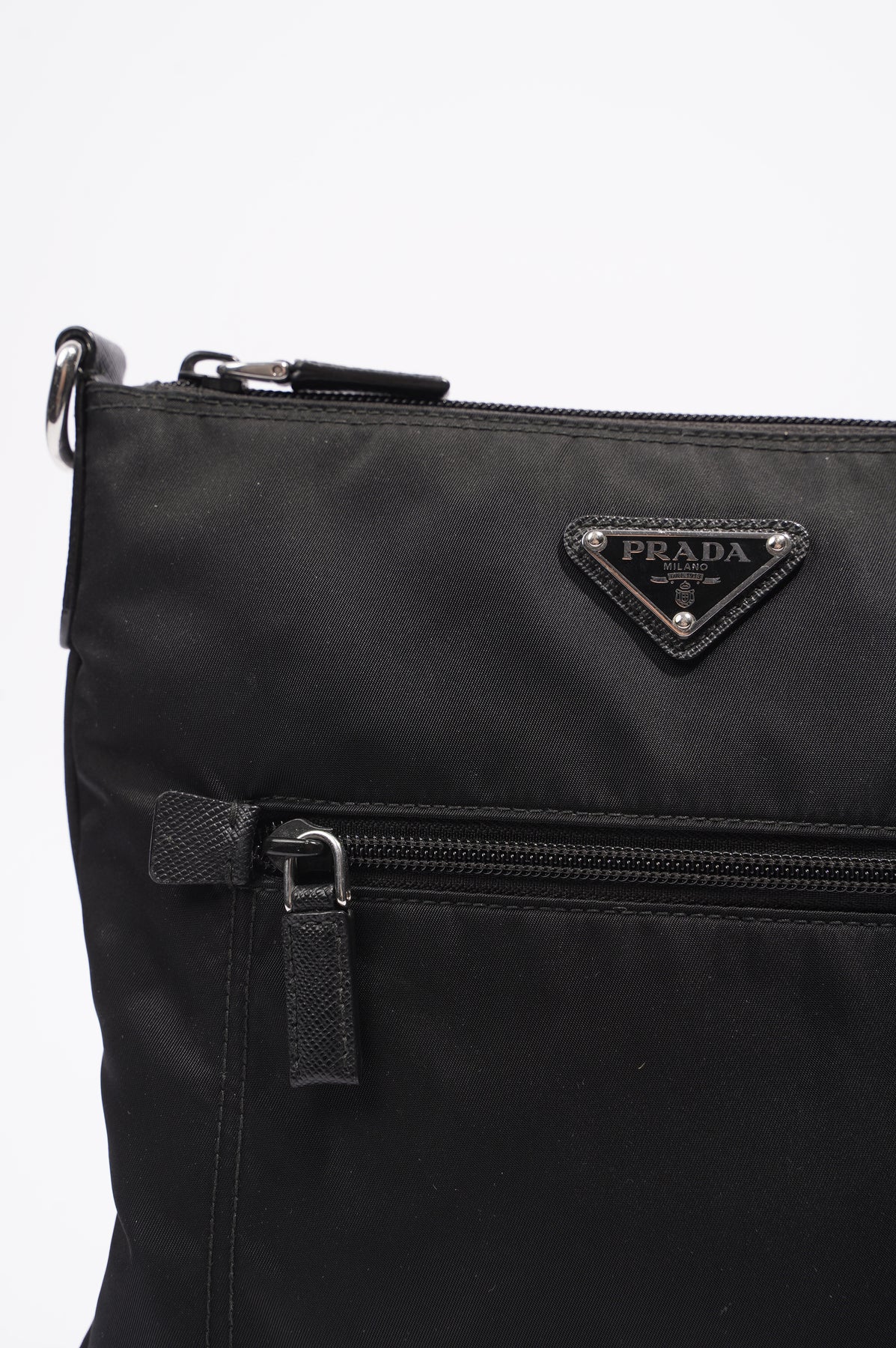 Black Medium Leather Bag | PRADA
