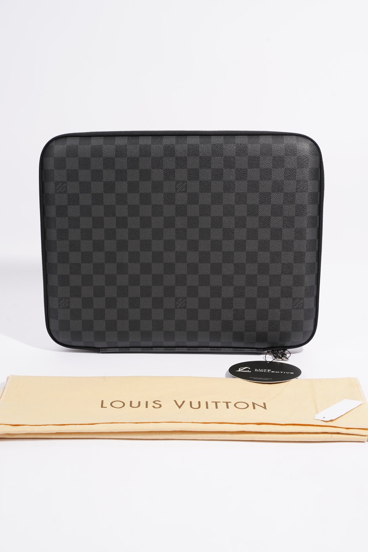 Louis Vuitton Laptop Sleeve Damier Graphite 13 at 1stDibs