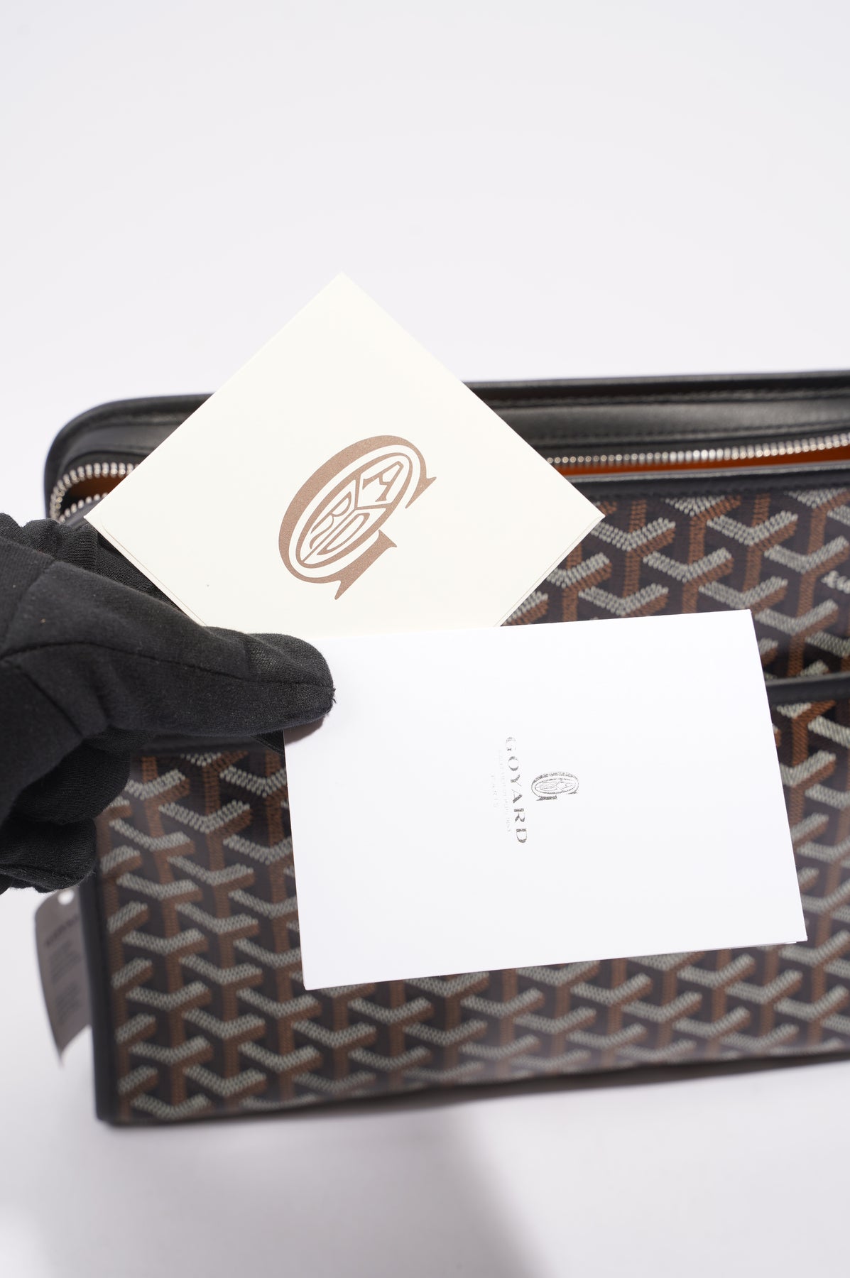 Goyard senat mm noir pochette clutch, Luxury, Bags & Wallets on