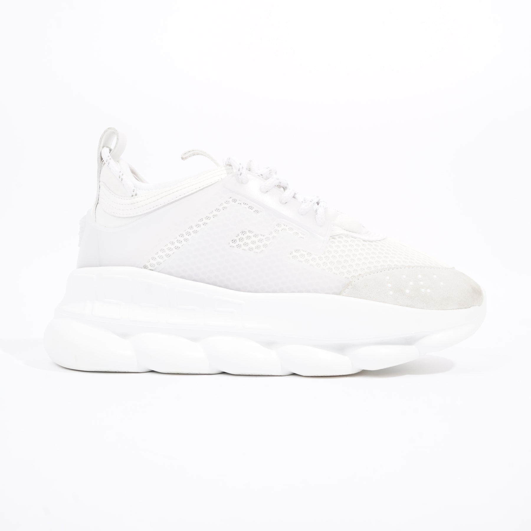 Versace chain discount reaction triple white