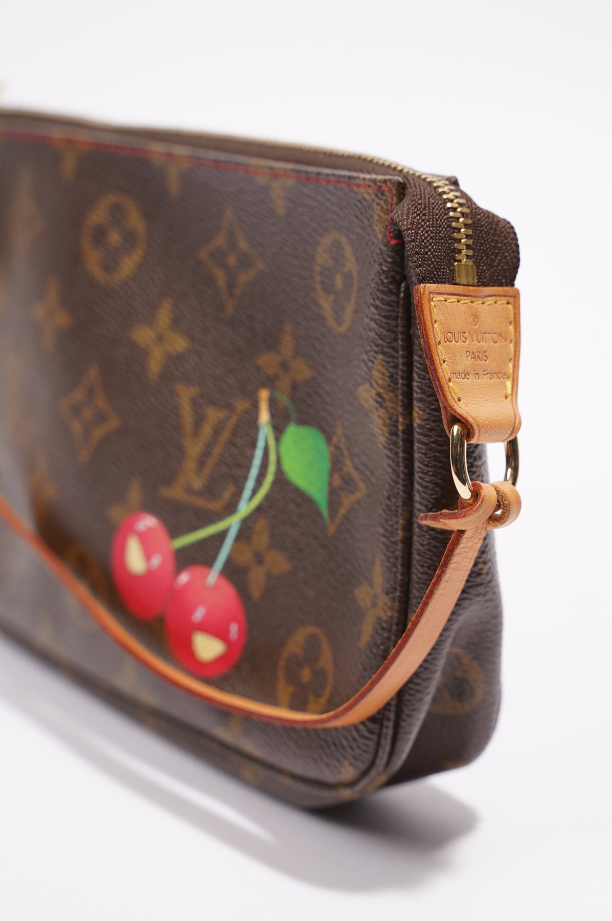 Louis Vuitton Louis Vuitton X Takashi Murakami 'Cerise Pochette' Bag in  Brown