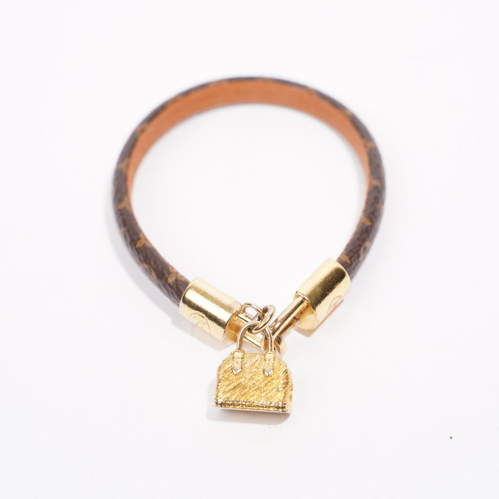 Louis Vuitton Alma Charm Epi Monogram Leather Strap 7.75 Bracelet